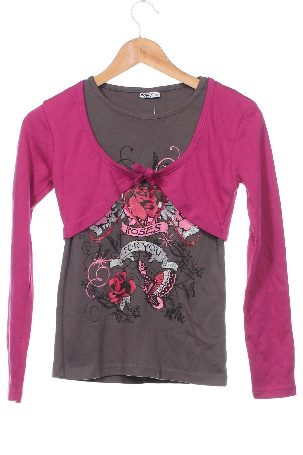 Παιδική μπλούζα Okay, Μέγεθος 12-13y/ 158-164 εκ., Χρώμα Πολύχρωμο, Τιμή 3,50 €
