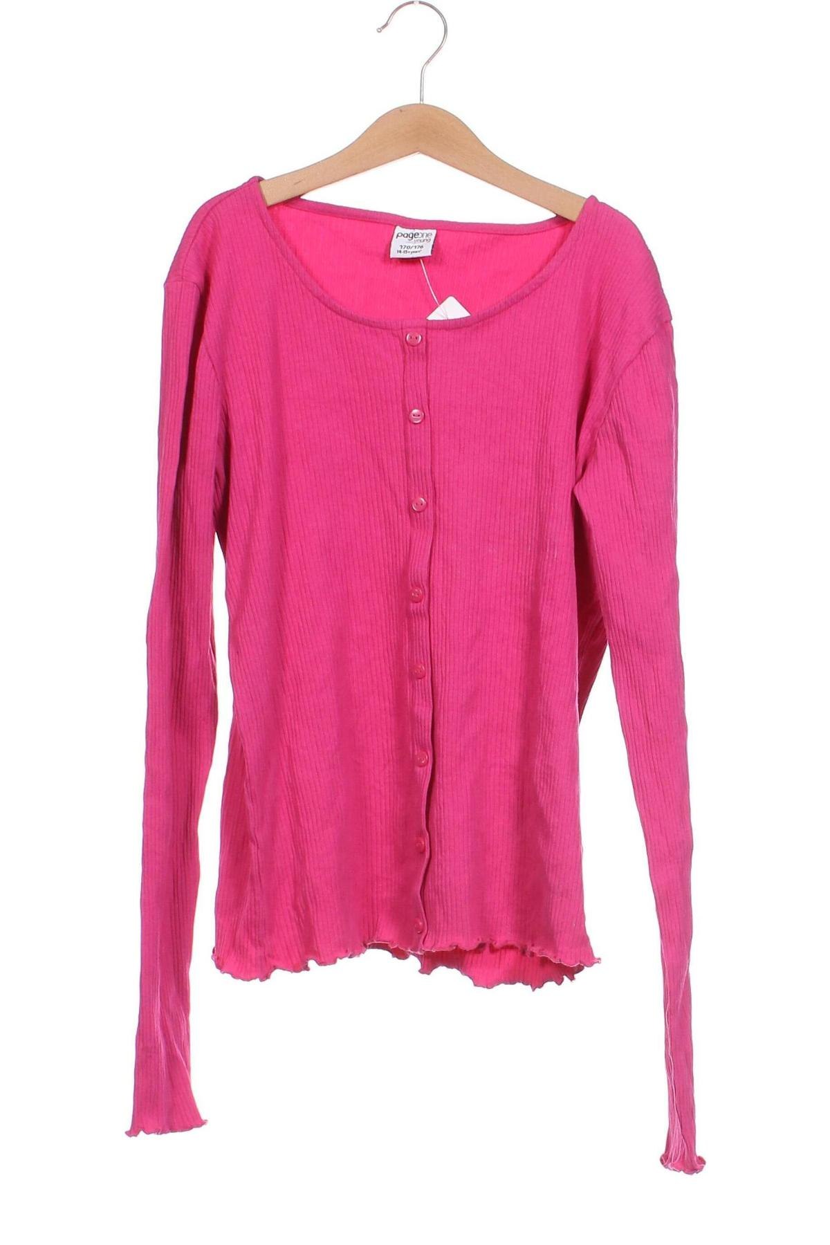 Kinder Shirt Page One, Größe 15-18y/ 170-176 cm, Farbe Rosa, Preis 4,21 €