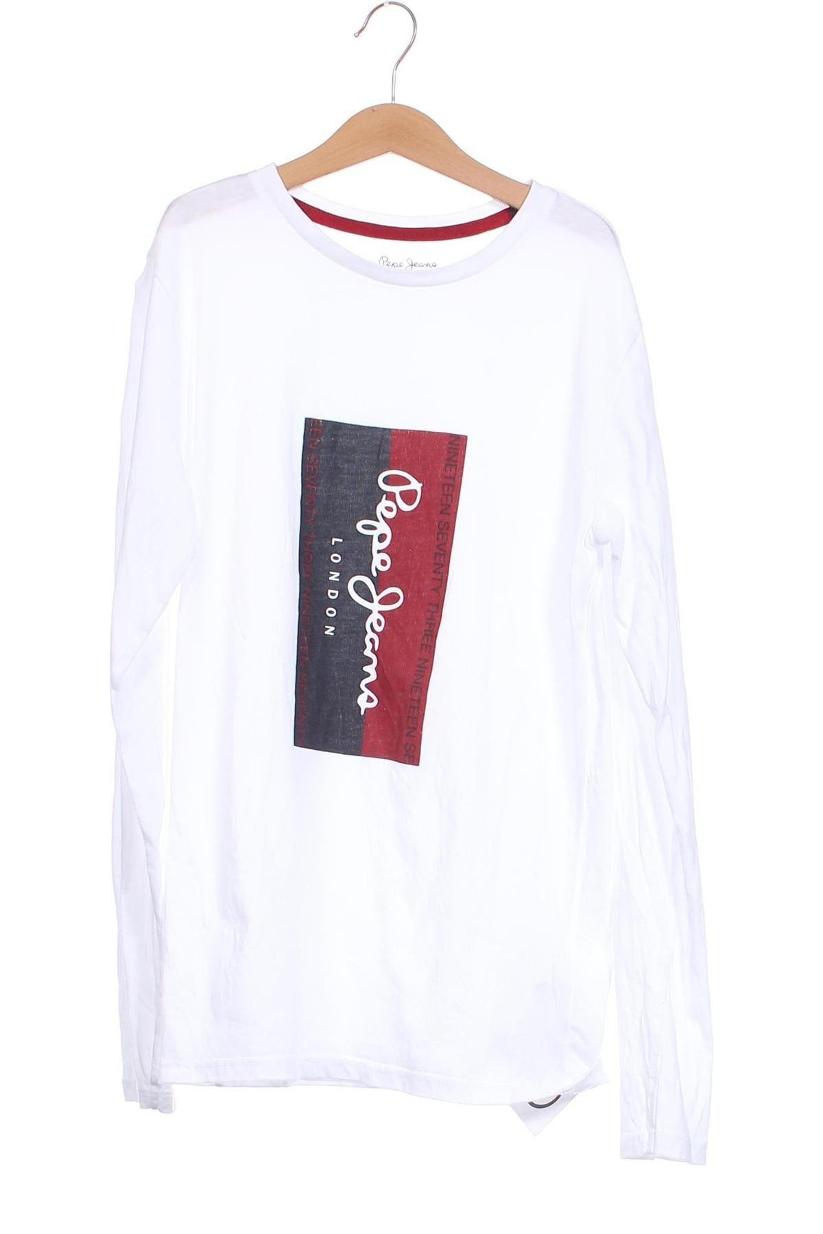 Παιδική μπλούζα Pepe Jeans, Μέγεθος 12-13y/ 158-164 εκ., Χρώμα Λευκό, Τιμή 19,28 €