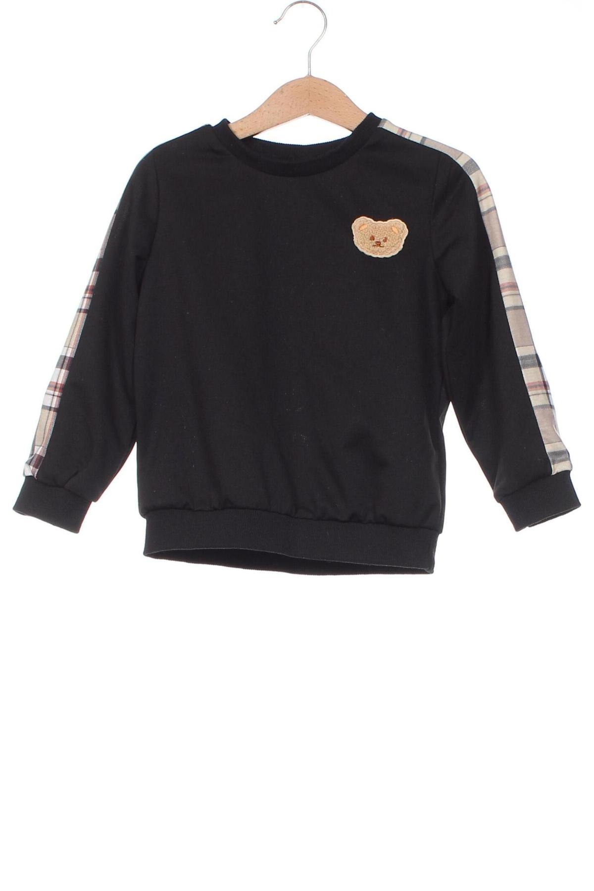 Παιδική μπλούζα SHEIN, Μέγεθος 4-5y/ 110-116 εκ., Χρώμα Μαύρο, Τιμή 3,42 €