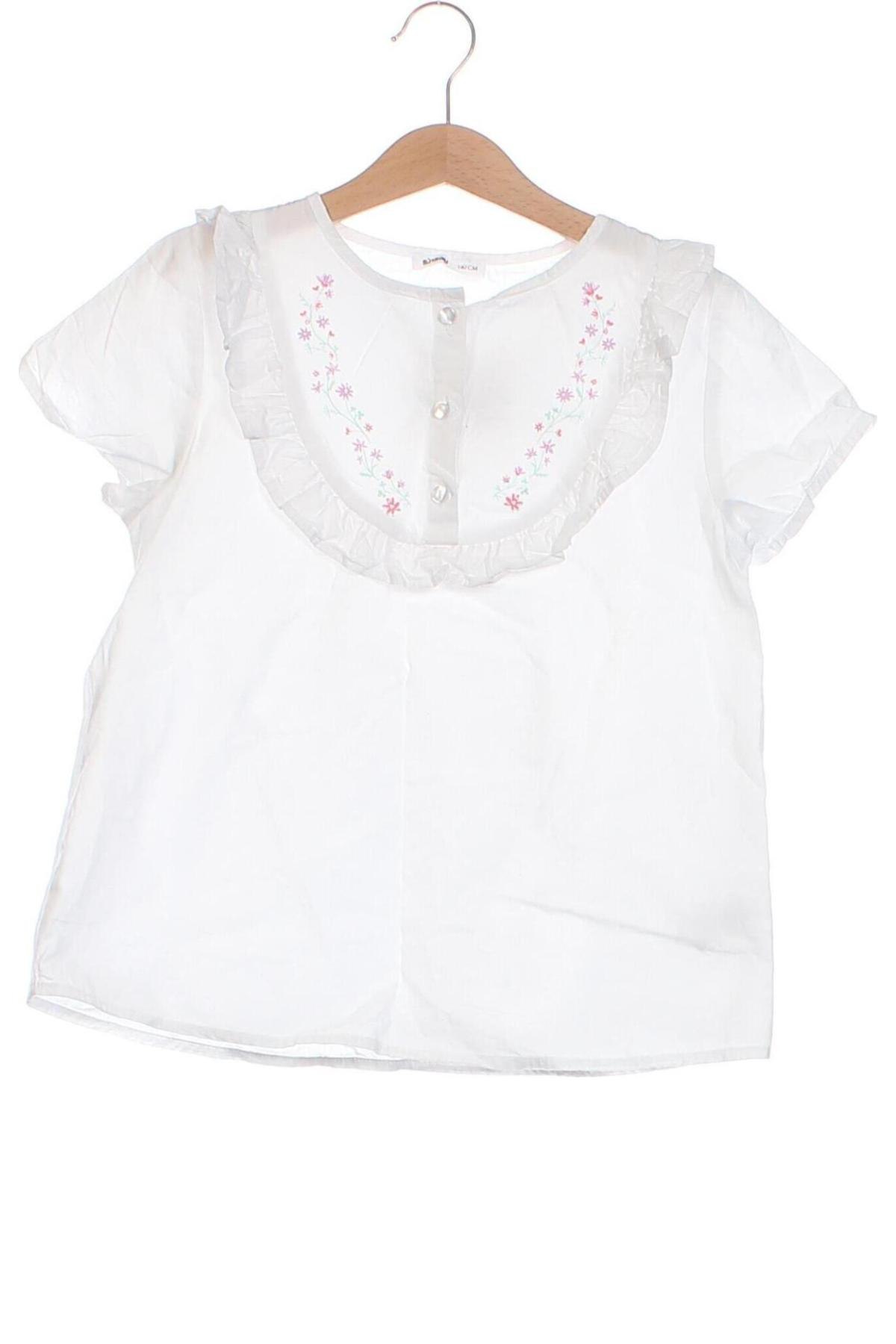Kinder Shirt Sinsay, Größe 8-9y/ 134-140 cm, Farbe Weiß, Preis € 5,01