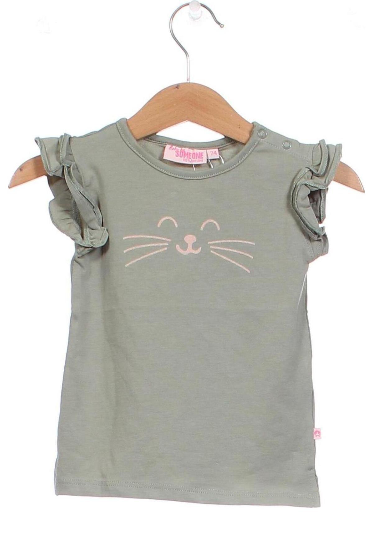 Kinder Shirt Someone, Größe 6-9m/ 68-74 cm, Farbe Grün, Preis 3,71 €