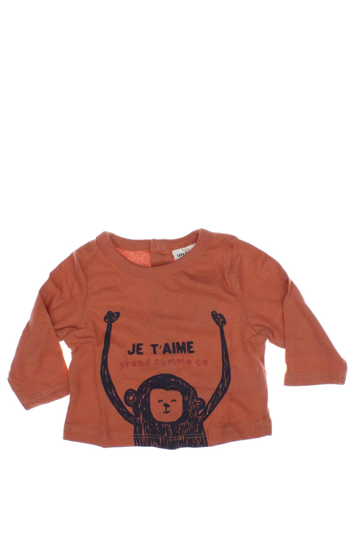 Dziecięca bluzka Tape a L'oeil, Rozmiar 1-2m/ 50-56 cm, Kolor Pomarańczowy, Cena 47,58 zł