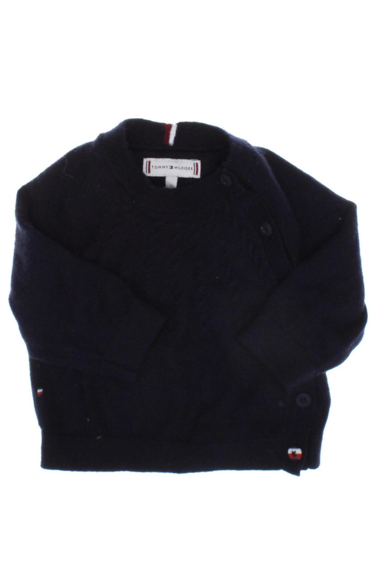 Детска блуза Tommy Hilfiger, Размер 1-2m/ 50-56 см, Цвят Син, Цена 27,90 лв.