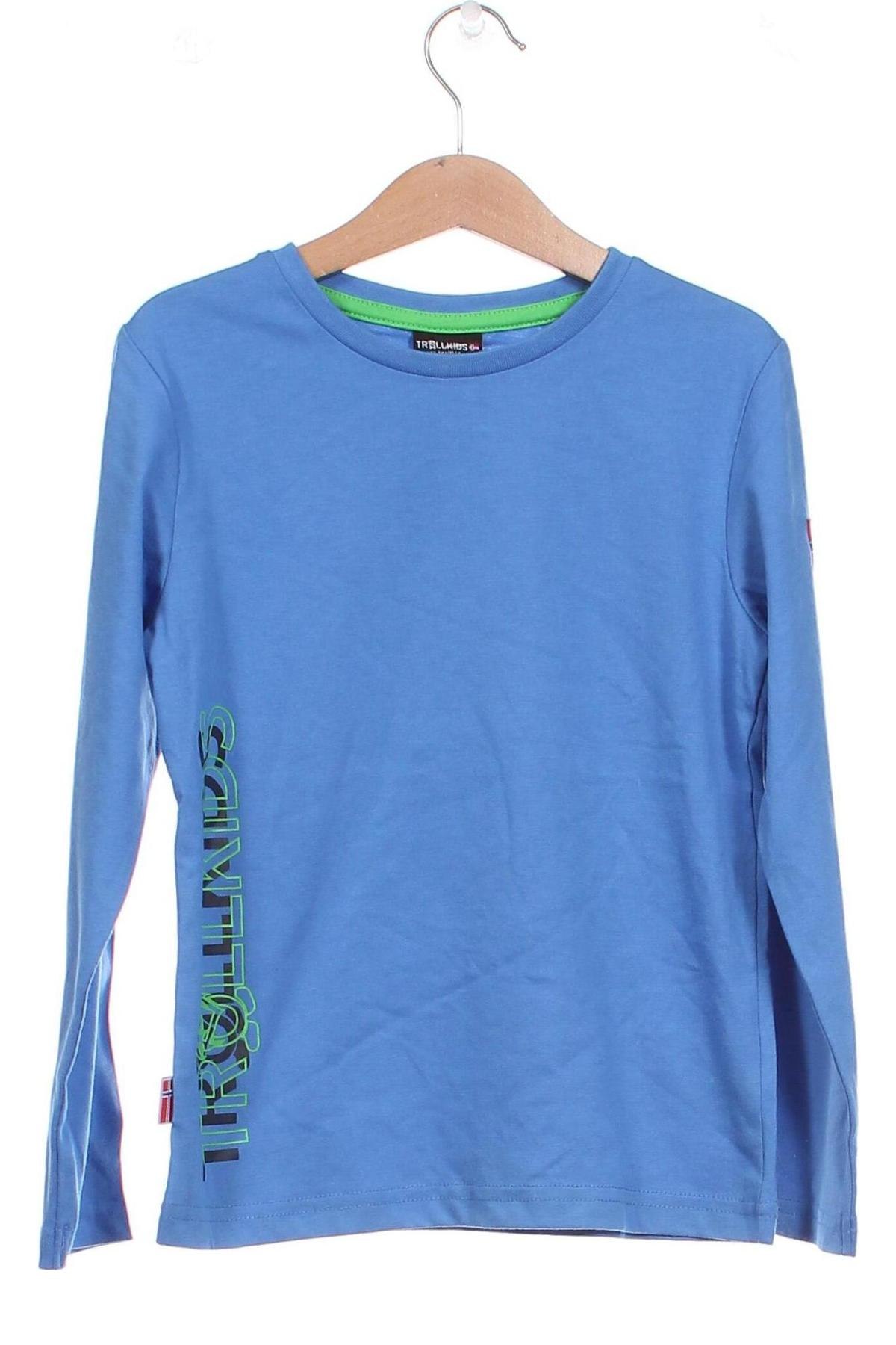 Παιδική μπλούζα Trollkids, Μέγεθος 5-6y/ 116-122 εκ., Χρώμα Μπλέ, Τιμή 14,46 €