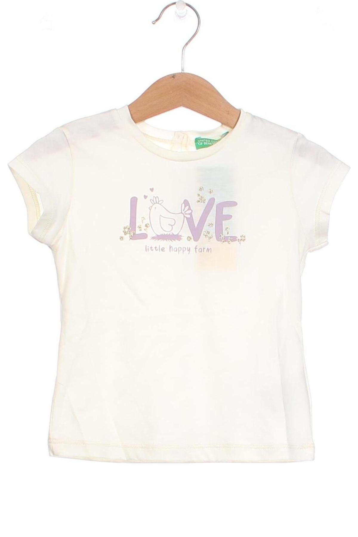 Dětská halenka  United Colors Of Benetton, Velikost 12-18m/ 80-86 cm, Barva Béžová, Cena  370,00 Kč