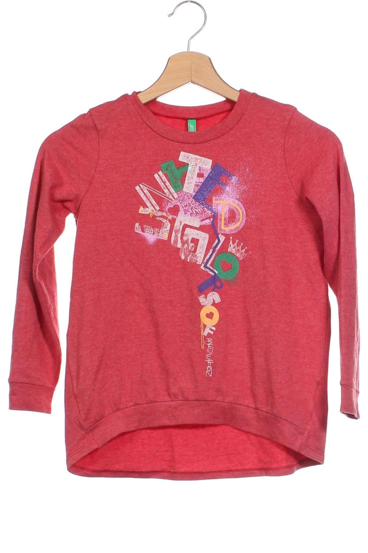 Kinder Shirt United Colors Of Benetton, Größe 8-9y/ 134-140 cm, Farbe Rot, Preis 6,75 €