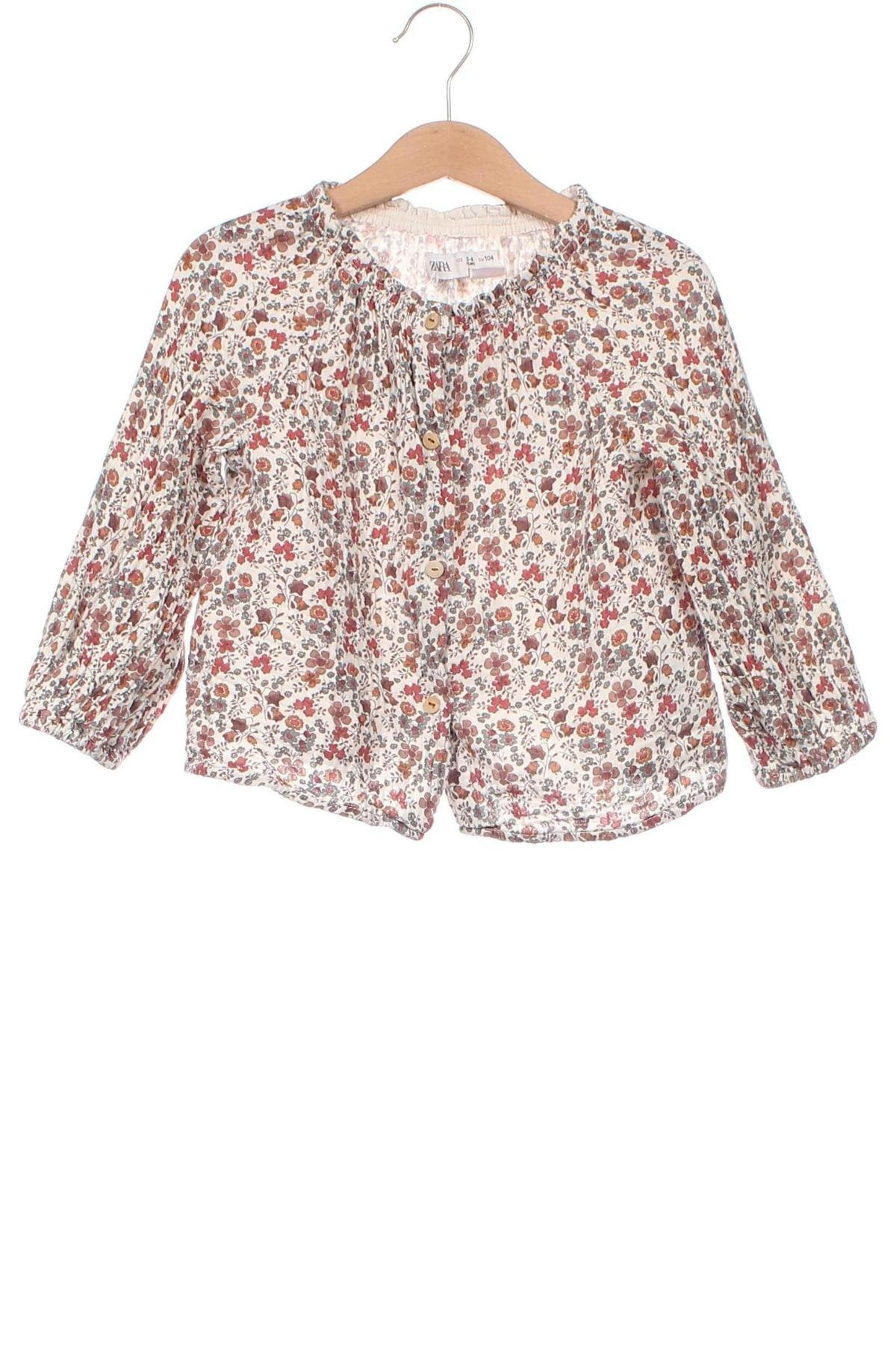 Детска блуза Zara, Размер 3-4y/ 104-110 см, Цвят Многоцветен, Цена 7,80 лв.