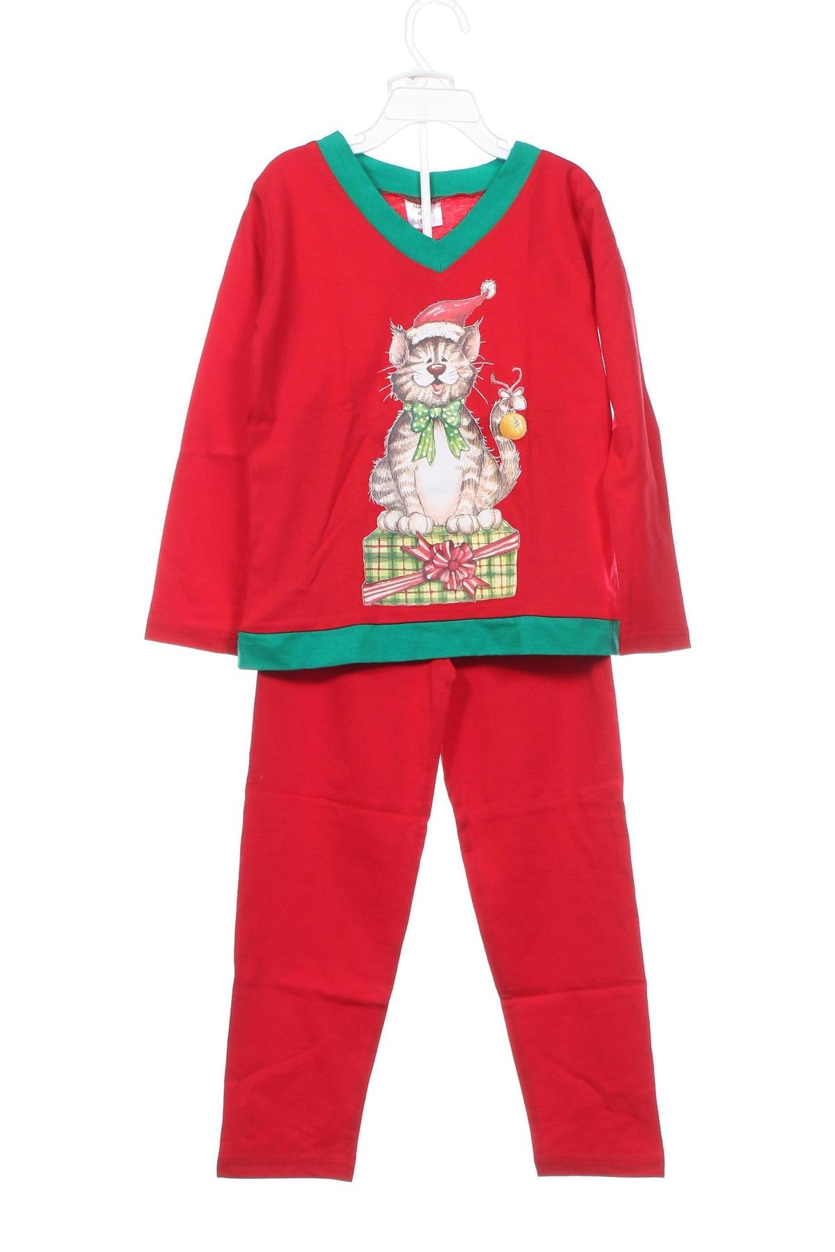 Dětské pyžamo Natalee, Velikost 5-6y/ 116-122 cm, Barva Červená, Cena  300,00 Kč