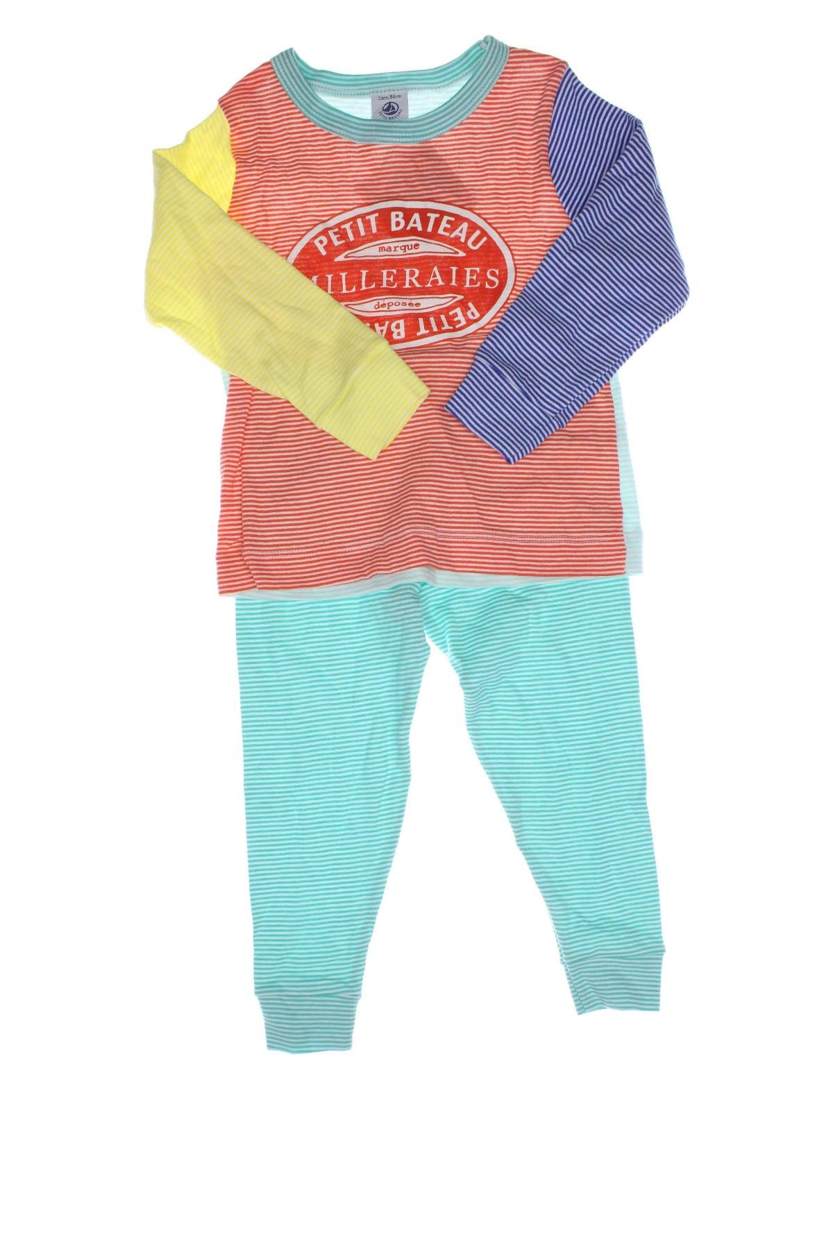 Kinder Pyjama  Petit Bateau, Größe 18-24m/ 86-98 cm, Farbe Mehrfarbig, Preis € 10,10