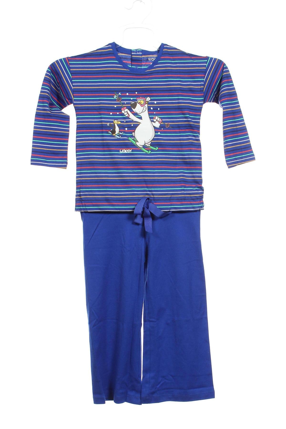 Kinder Pyjama  Woody, Größe 3-4y/ 104-110 cm, Farbe Blau, Preis 13,92 €