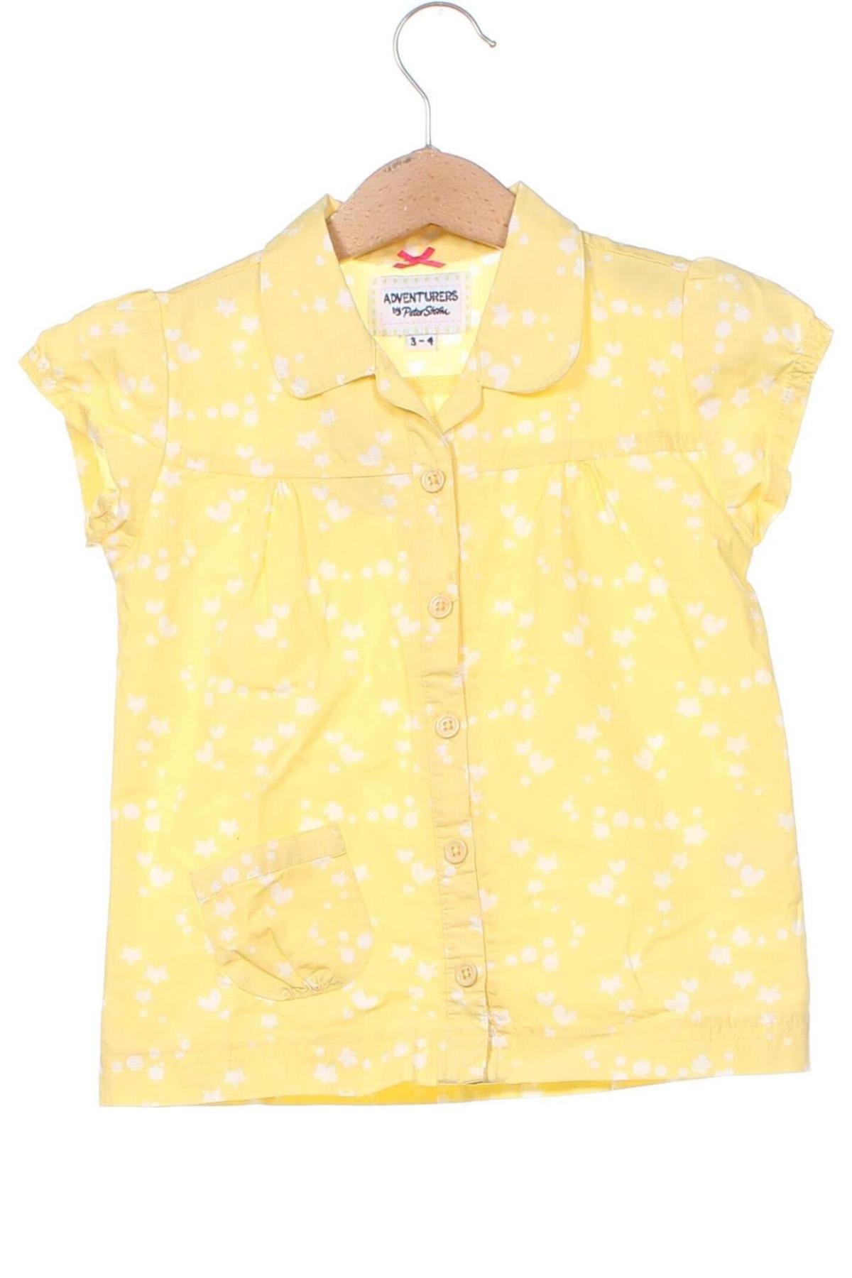 Dětská košile , Velikost 2-3y/ 98-104 cm, Barva Žlutá, Cena  85,00 Kč