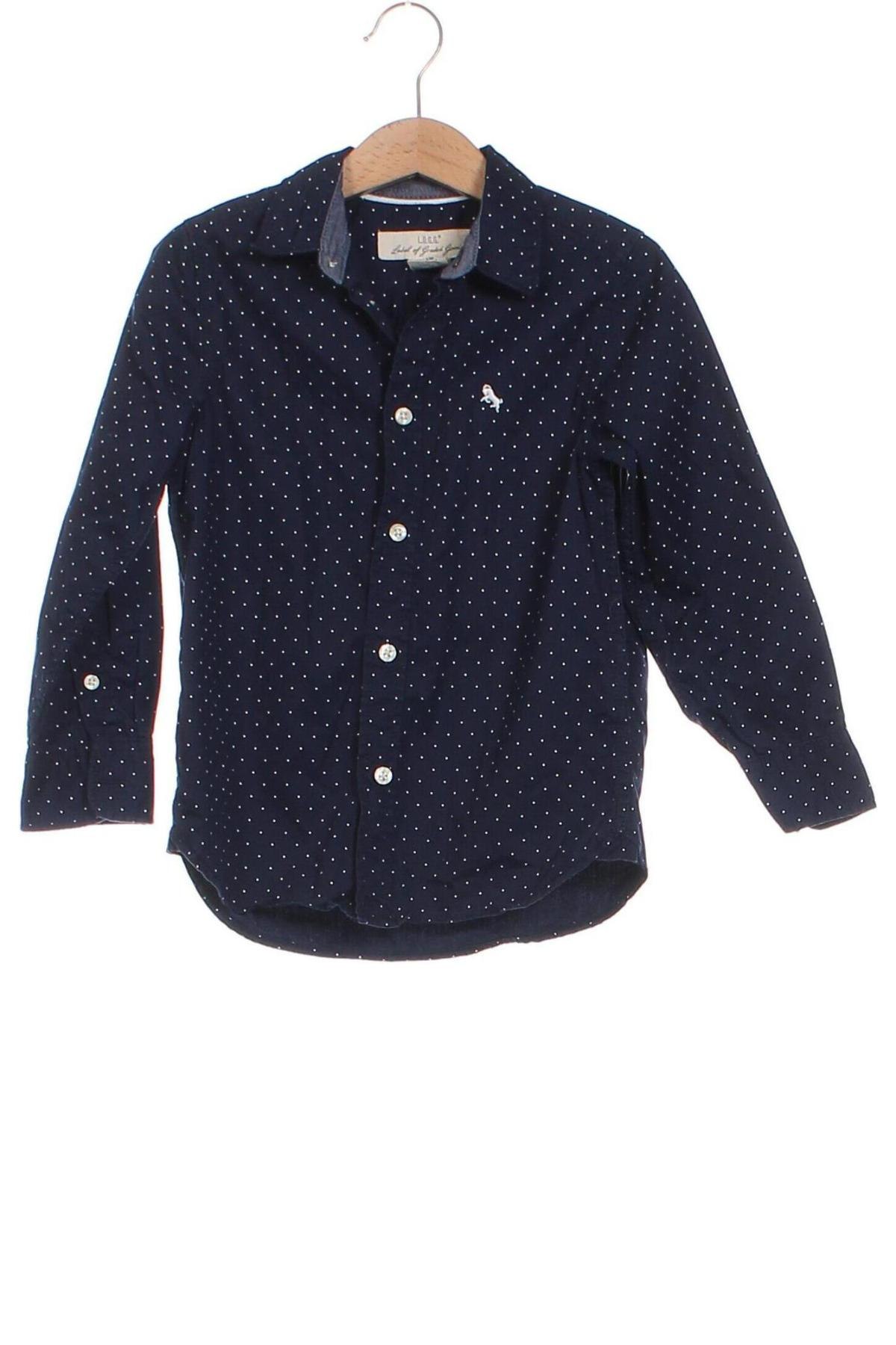 Dětská košile  H&M L.O.G.G., Velikost 4-5y/ 110-116 cm, Barva Modrá, Cena  91,00 Kč