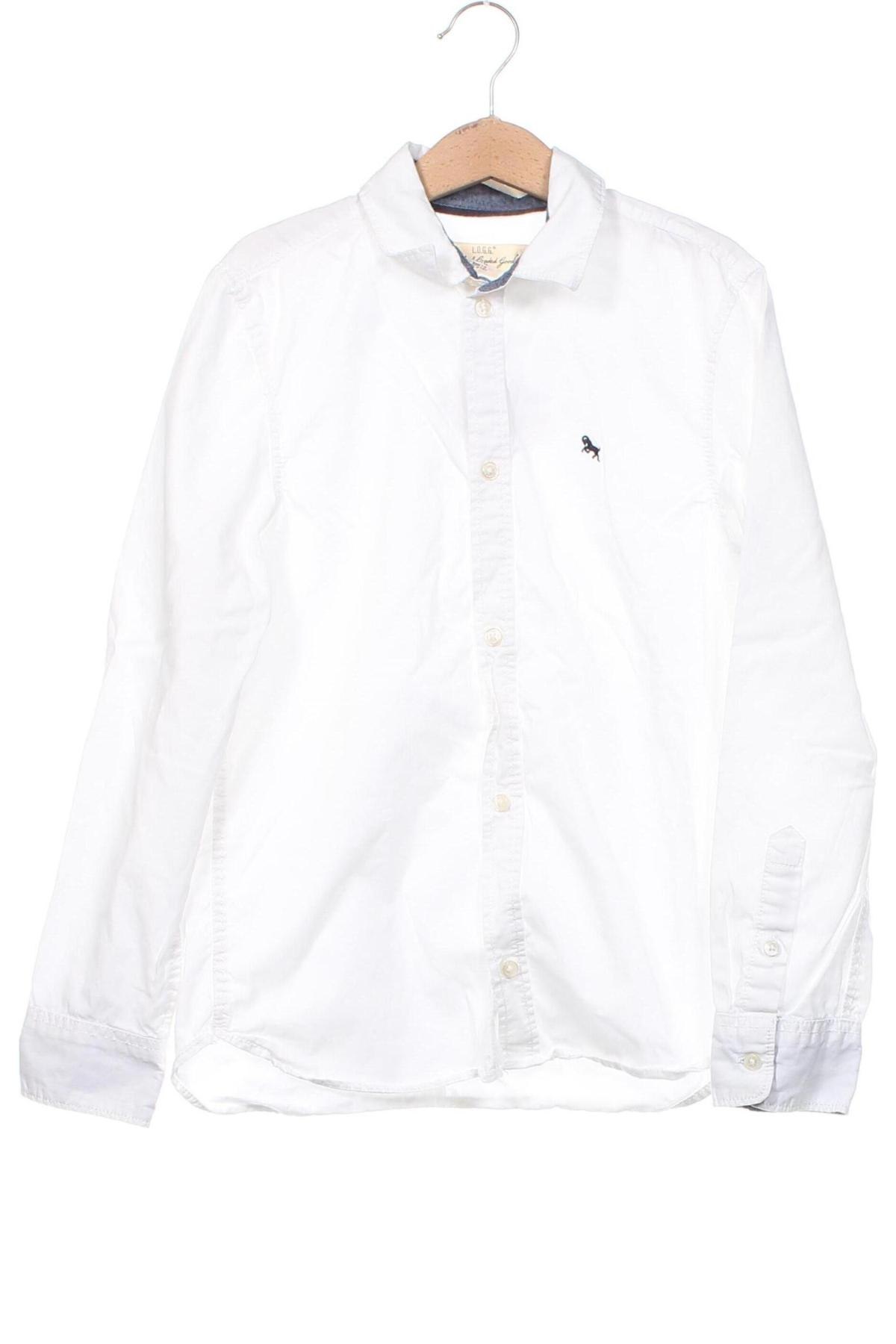 Παιδικό πουκάμισο H&M L.O.G.G., Μέγεθος 8-9y/ 134-140 εκ., Χρώμα Λευκό, Τιμή 3,68 €