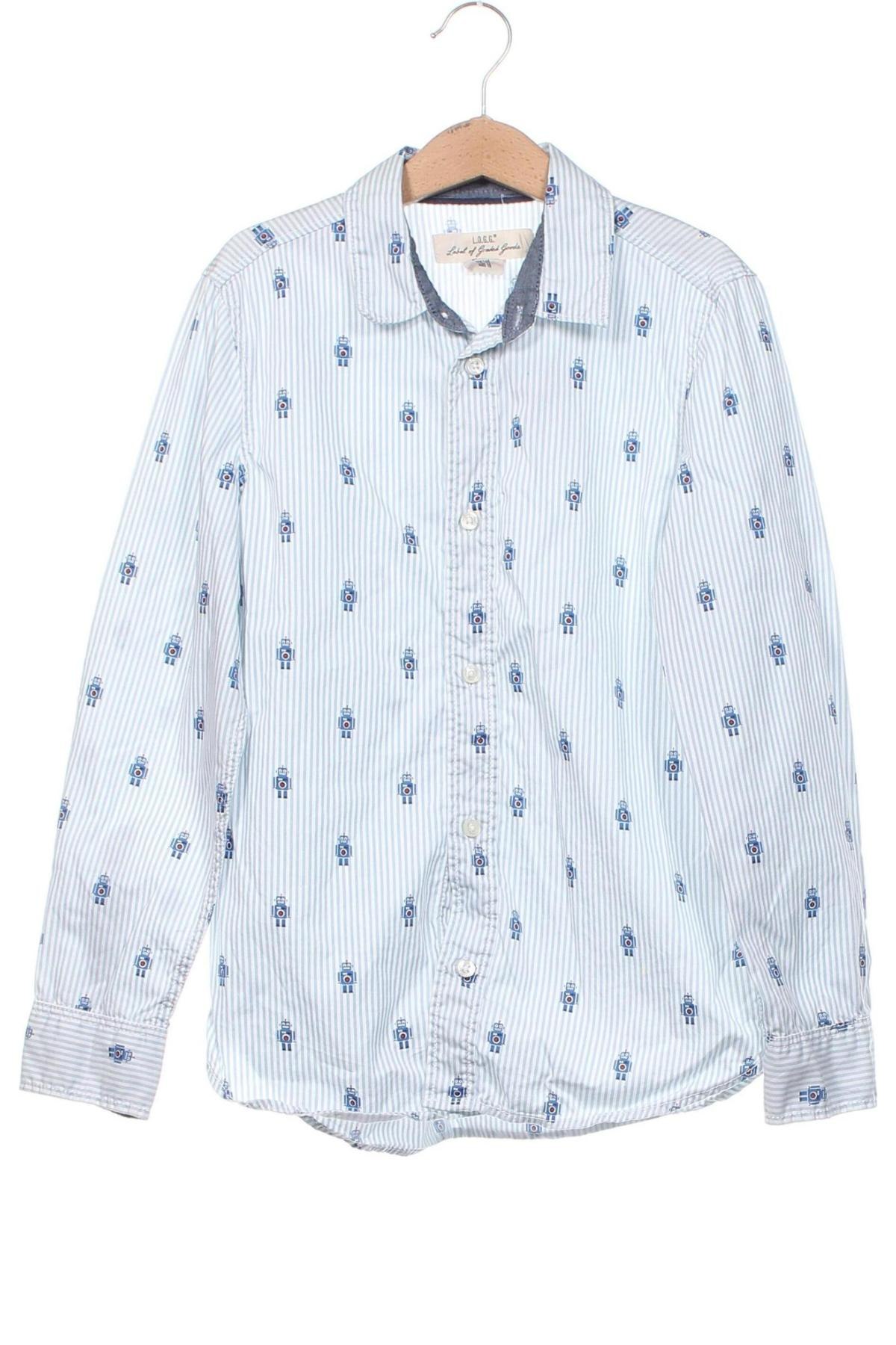 Dětská košile  H&M L.O.G.G., Velikost 8-9y/ 134-140 cm, Barva Modrá, Cena  91,00 Kč