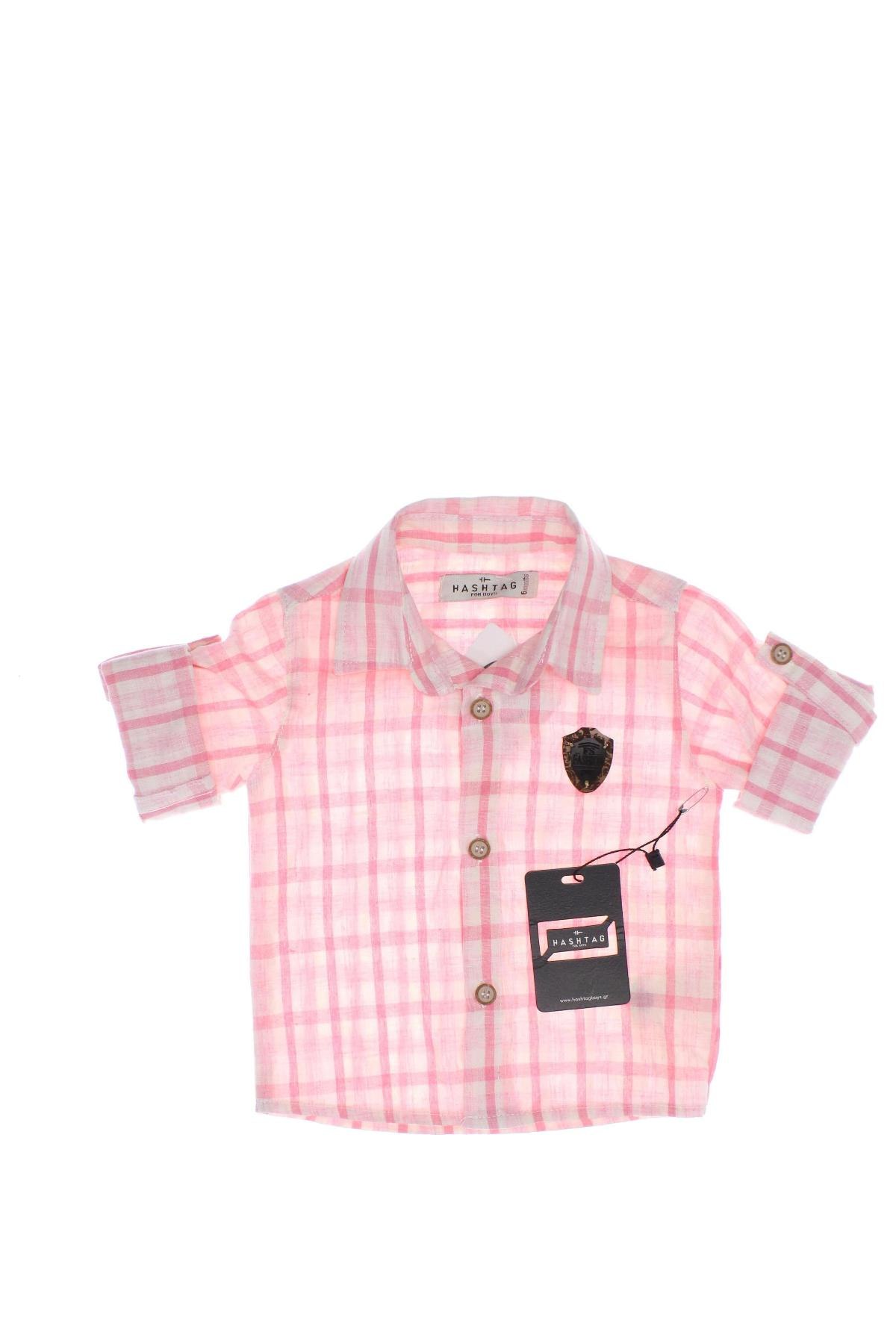 Παιδικό πουκάμισο Hash Tag, Μέγεθος 3-6m/ 62-68 εκ., Χρώμα Πολύχρωμο, Τιμή 15,64 €