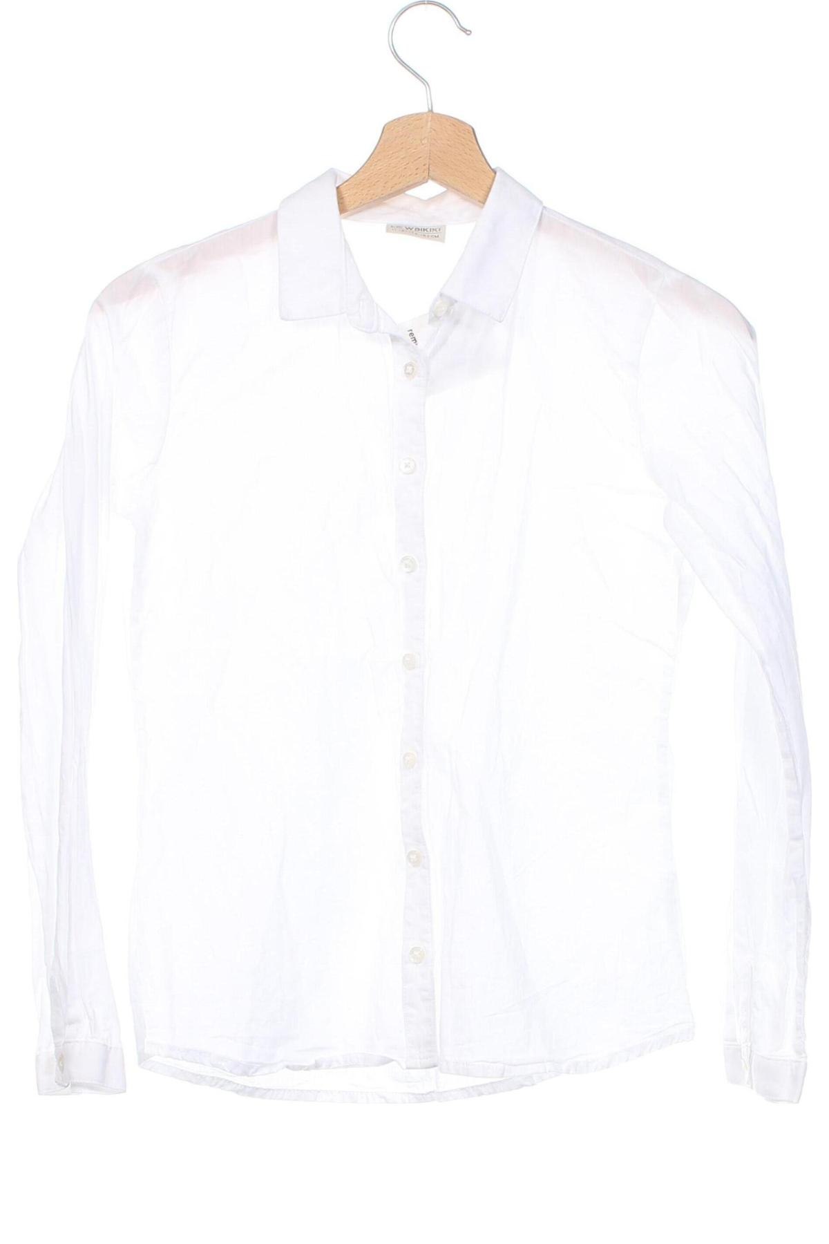 Dziecięca koszula LC Waikiki, Rozmiar 10-11y/ 146-152 cm, Kolor Biały, Cena 16,55 zł