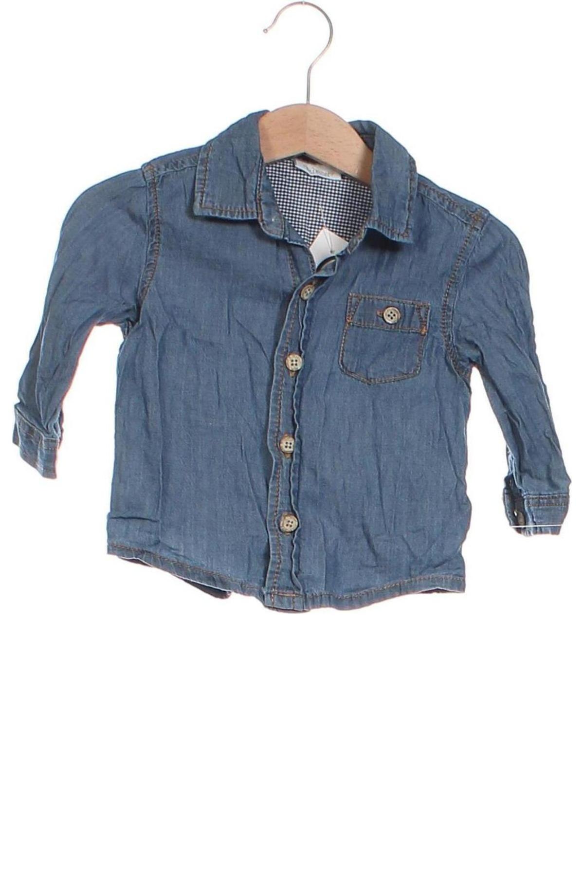 Παιδικό πουκάμισο Next, Μέγεθος 6-9m/ 68-74 εκ., Χρώμα Μπλέ, Τιμή 6,40 €