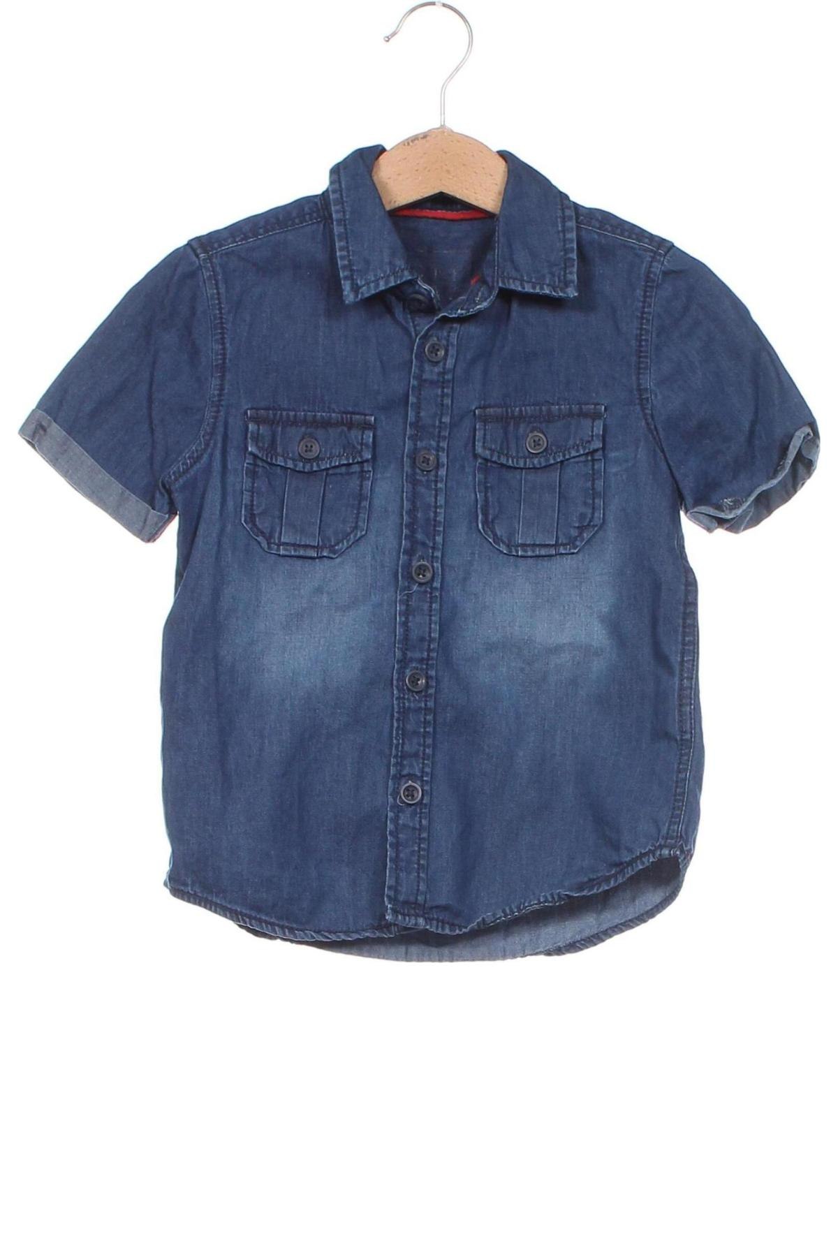 Kinderhemd Palomino, Größe 2-3y/ 98-104 cm, Farbe Blau, Preis € 5,04