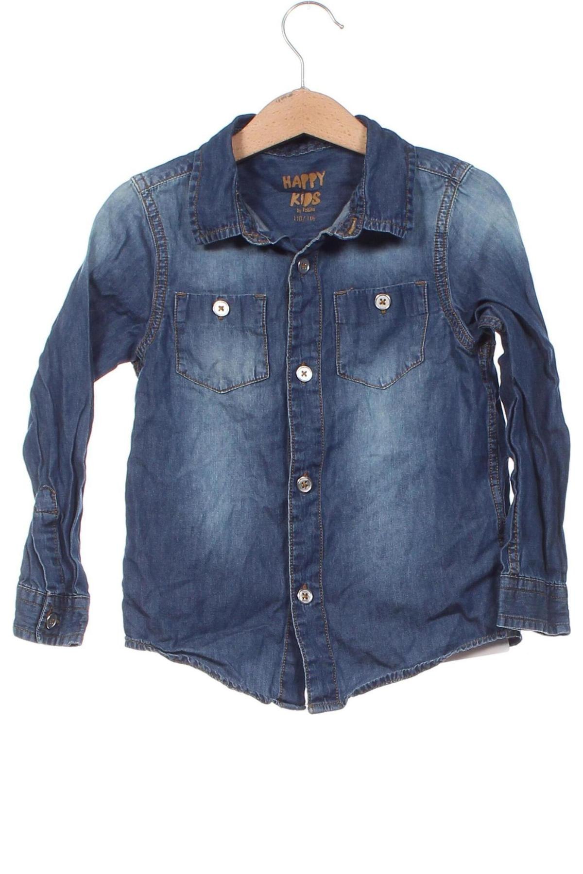 Παιδικό πουκάμισο Tchibo, Μέγεθος 4-5y/ 110-116 εκ., Χρώμα Μπλέ, Τιμή 3,42 €