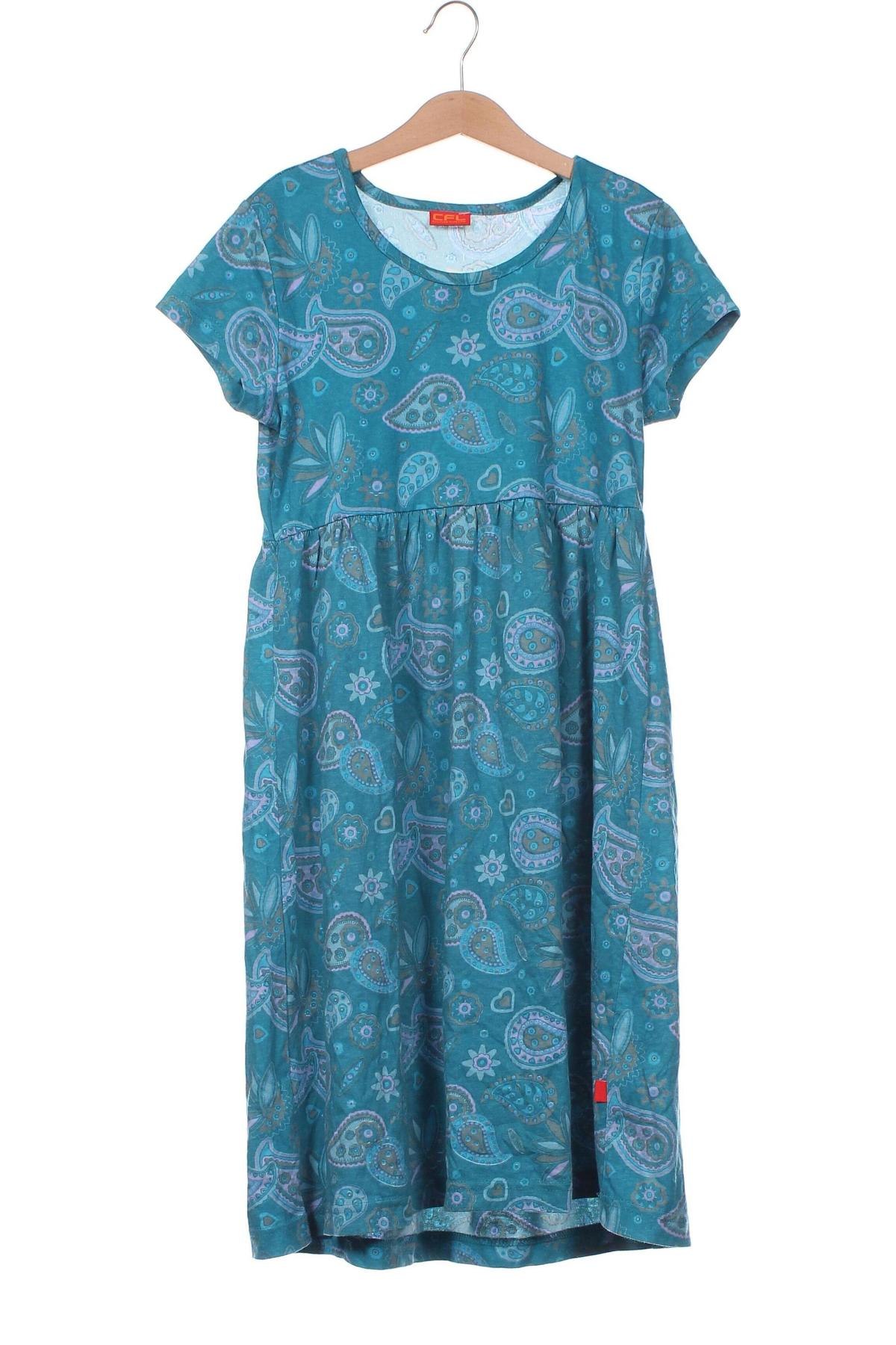 Kinderkleid, Größe 11-12y/ 152-158 cm, Farbe Blau, Preis € 8,68