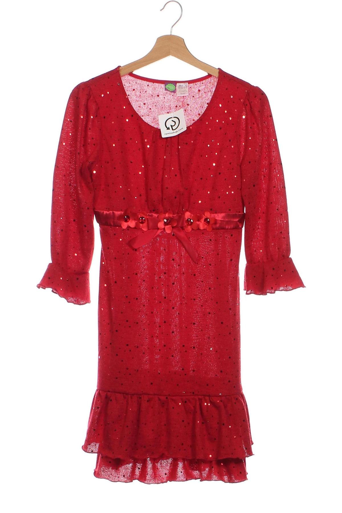 Detské šaty , Veľkosť 15-18y/ 170-176 cm, Farba Červená, Cena  6,84 €