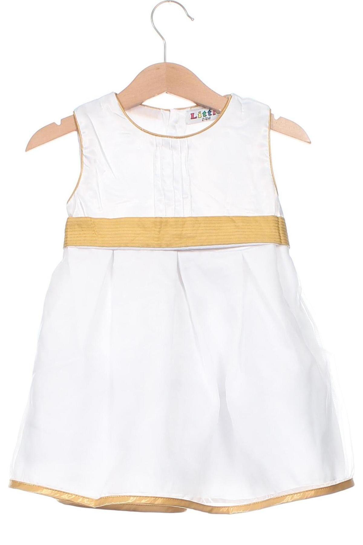 Детска рокля, Размер 18-24m/ 86-98 см, Цвят Бял, Цена 14,40 лв.