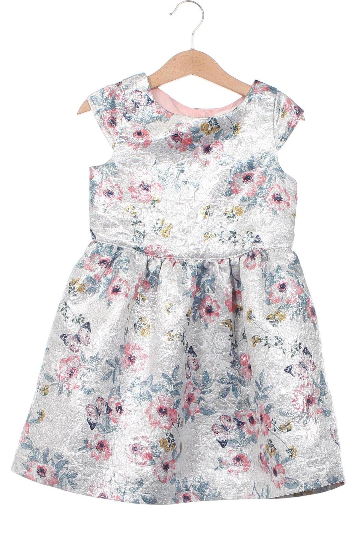 Detské šaty  H&M, Veľkosť 4-5y/ 110-116 cm, Farba Strieborná, Cena  12,23 €