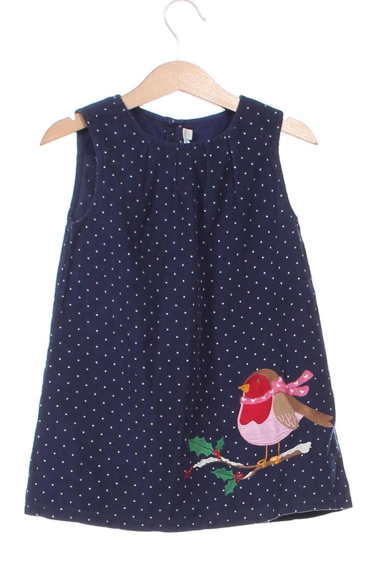 Dětské šaty  Jojo Maman Bebe, Velikost 2-3y/ 98-104 cm, Barva Modrá, Cena  397,00 Kč