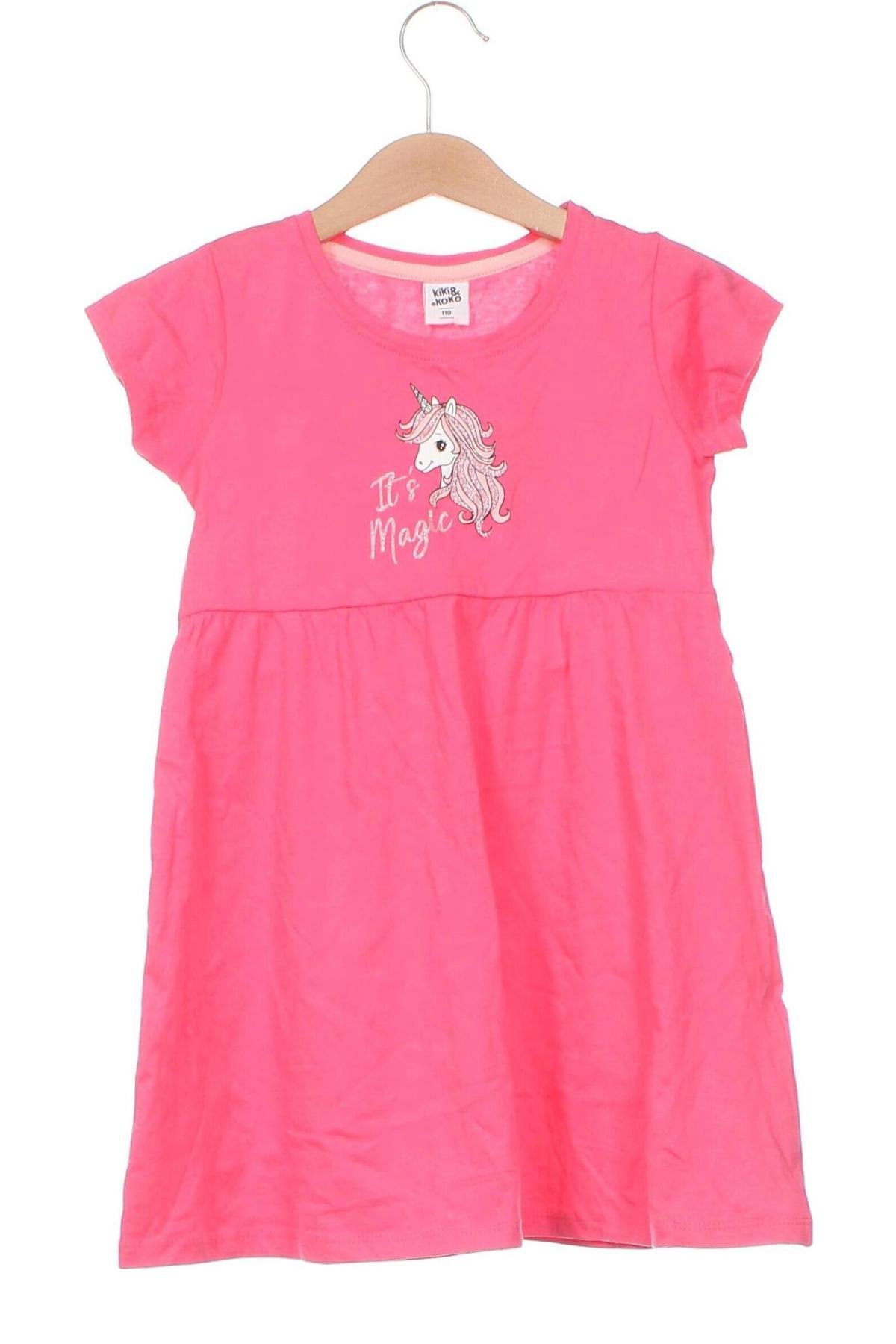 Детска рокля Kiki & Koko, Размер 3-4y/ 104-110 см, Цвят Розов, Цена 13,68 лв.