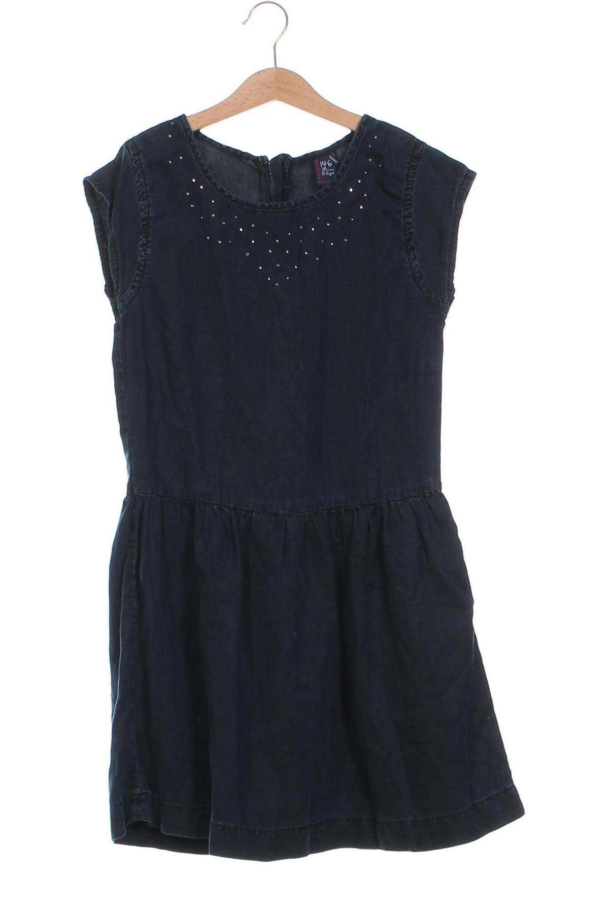 Детска рокля Reserved, Размер 9-10y/ 140-146 см, Цвят Син, Цена 13,68 лв.