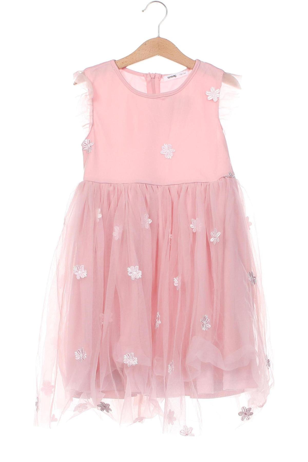 Παιδικό φόρεμα Sinsay, Μέγεθος 6-7y/ 122-128 εκ., Χρώμα Ρόζ , Τιμή 7,37 €