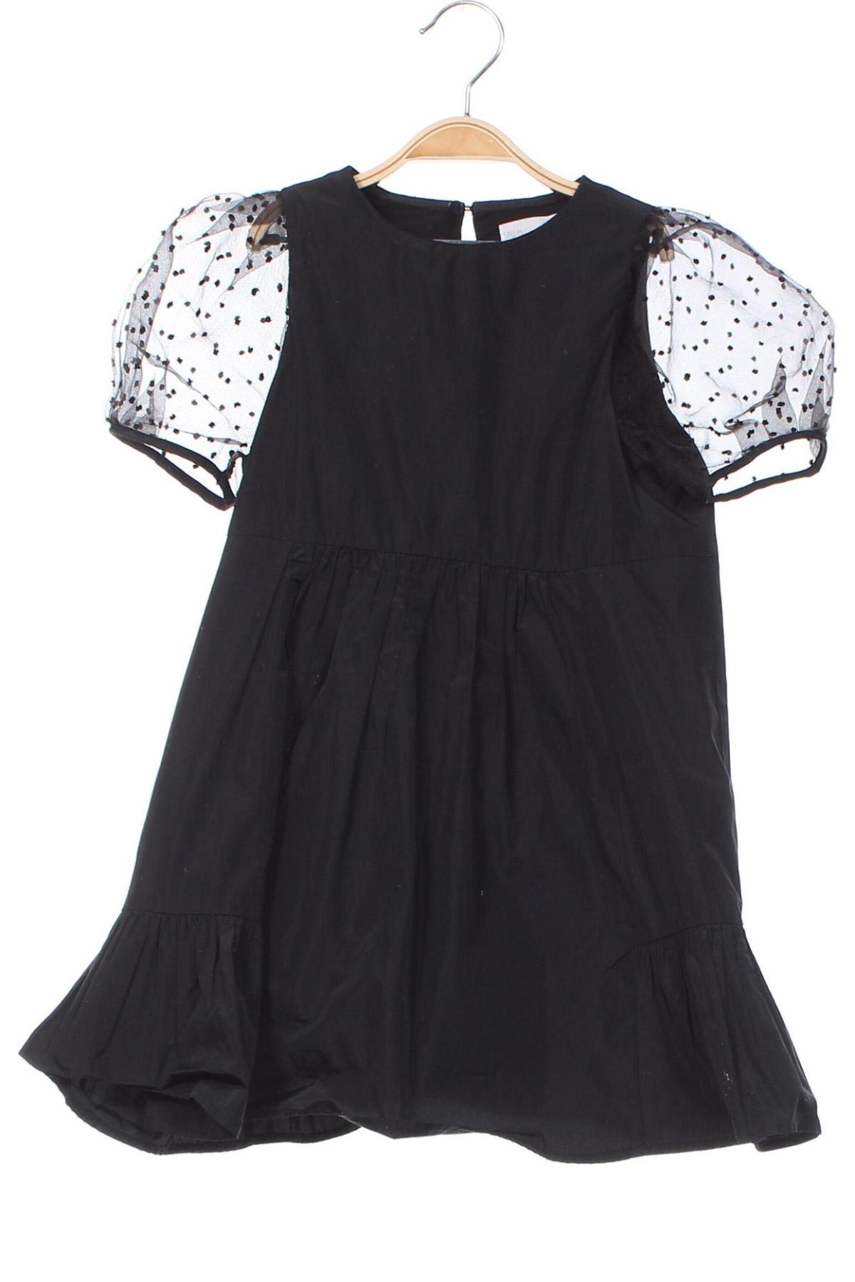 Детска рокля Zara, Размер 6-7y/ 122-128 см, Цвят Черен, Цена 14,75 лв.