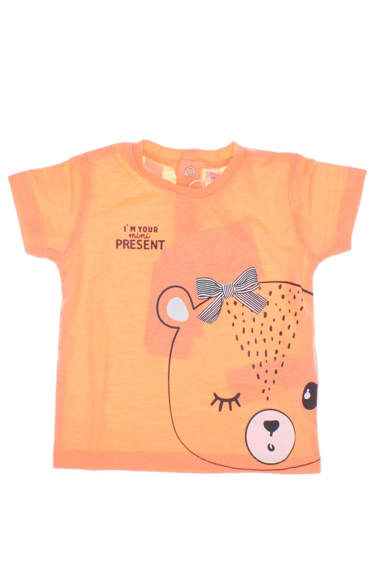 Tricou pentru copii, Mărime 3-6m/ 62-68 cm, Culoare Portocaliu, Preț 16,84 Lei