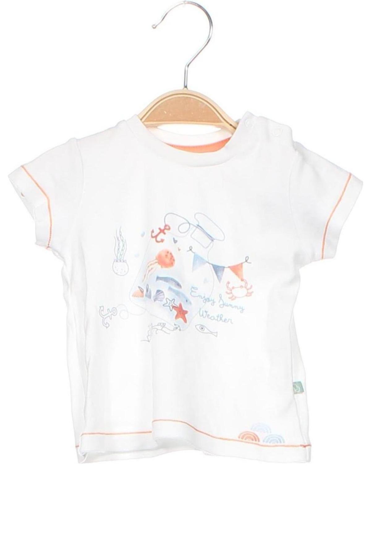 Kinder T-Shirt, Größe 3-6m/ 62-68 cm, Farbe Weiß, Preis € 6,02