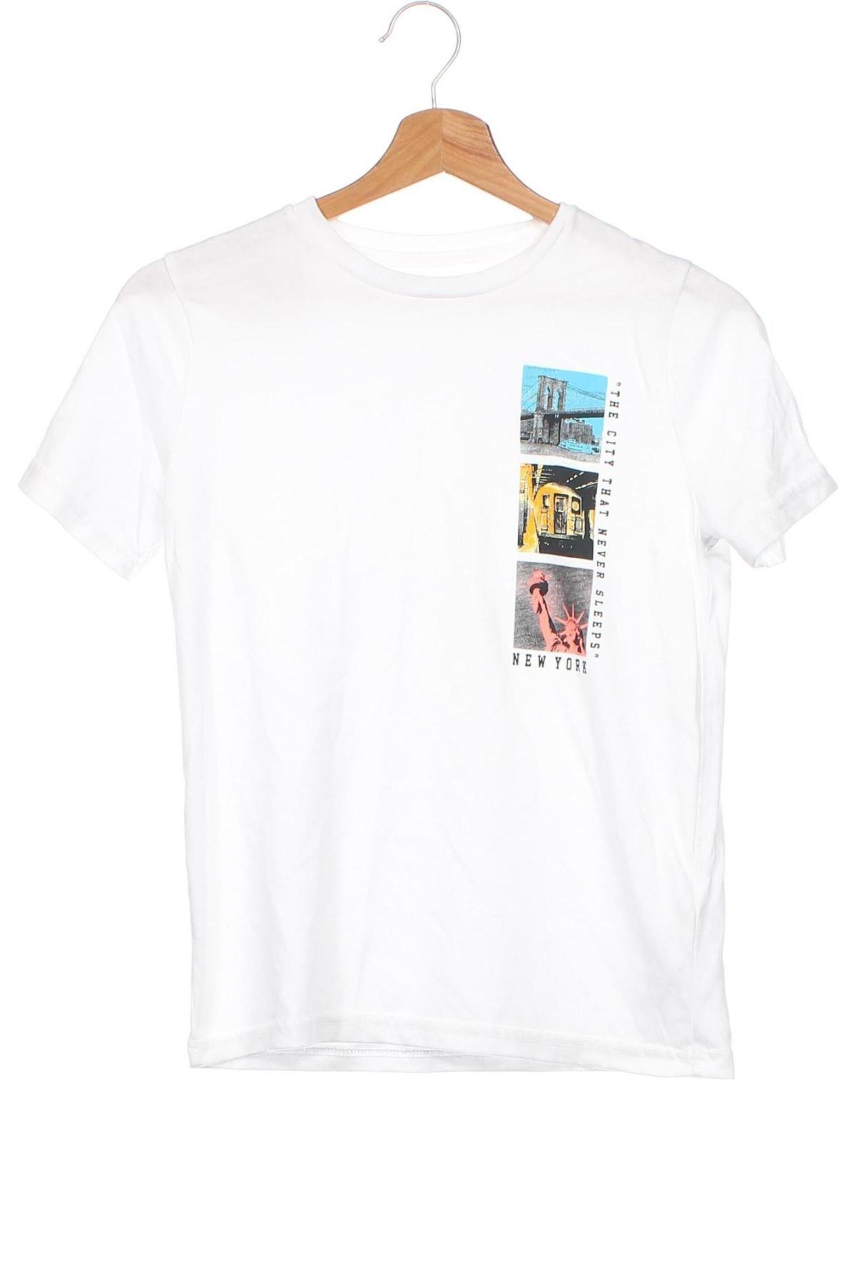 Kinder T-Shirt Abercrombie Kids, Größe 10-11y/ 146-152 cm, Farbe Weiß, Preis € 9,00