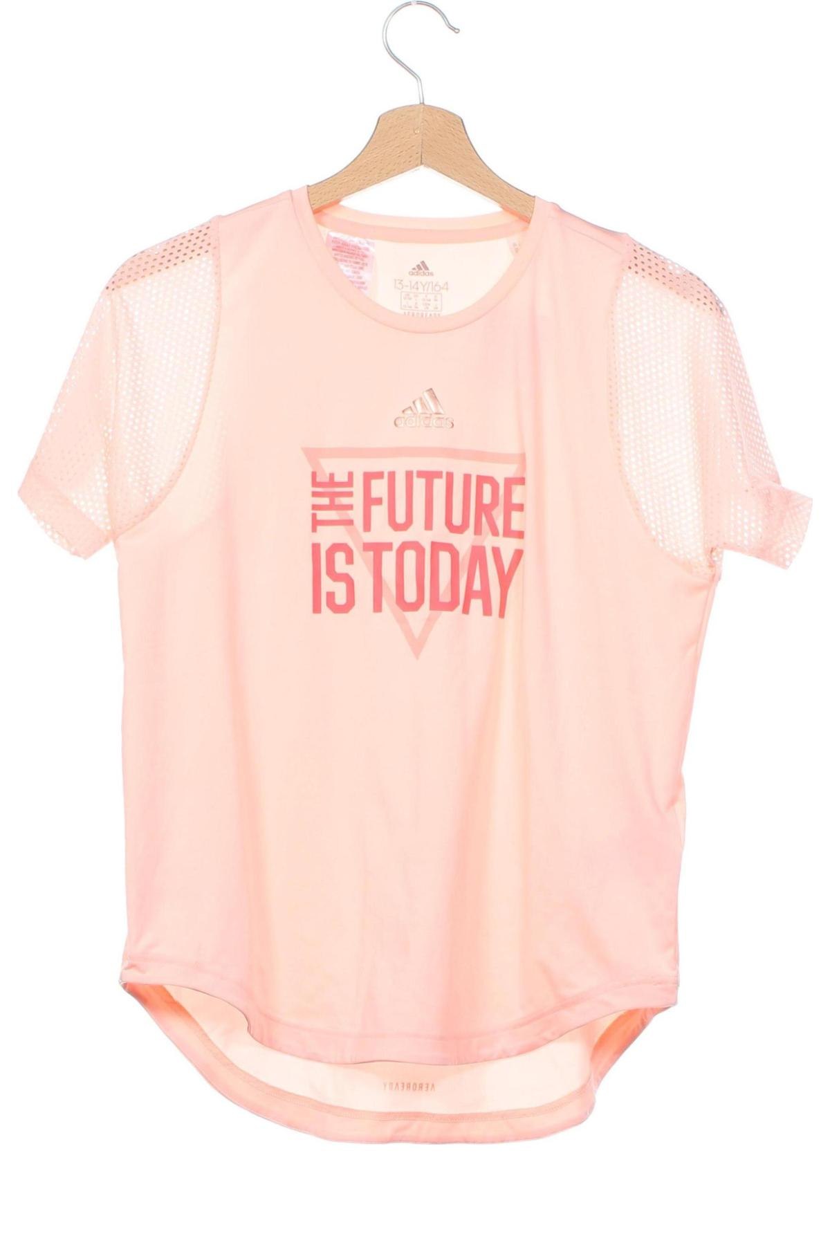 Kinder T-Shirt Adidas, Größe 12-13y/ 158-164 cm, Farbe Rosa, Preis € 22,27