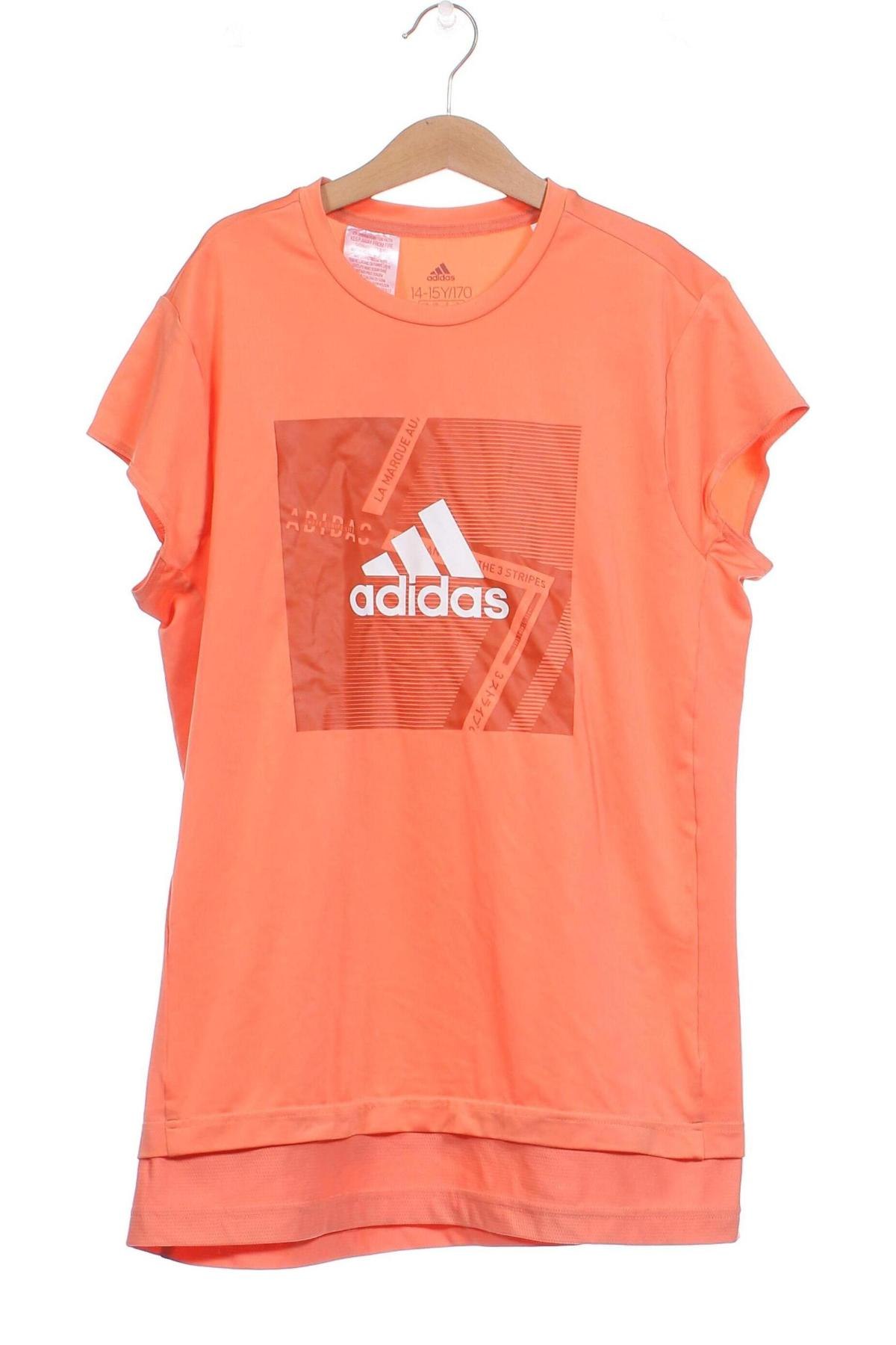 Tricou pentru copii Adidas, Mărime 14-15y/ 168-170 cm, Culoare Portocaliu, Preț 72,37 Lei