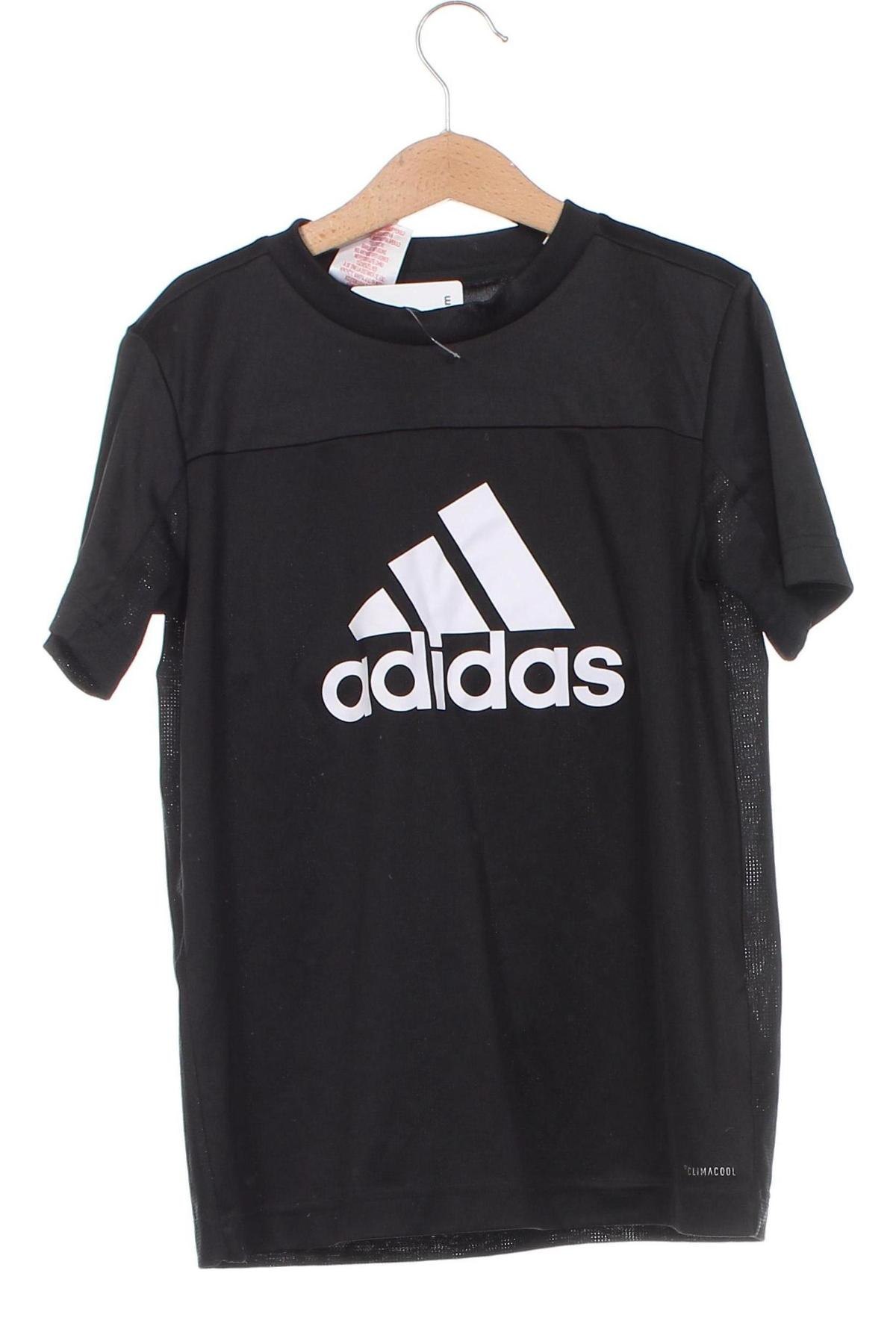 Детска тениска Adidas, Размер 9-10y/ 140-146 см, Цвят Черен, Цена 22,80 лв.