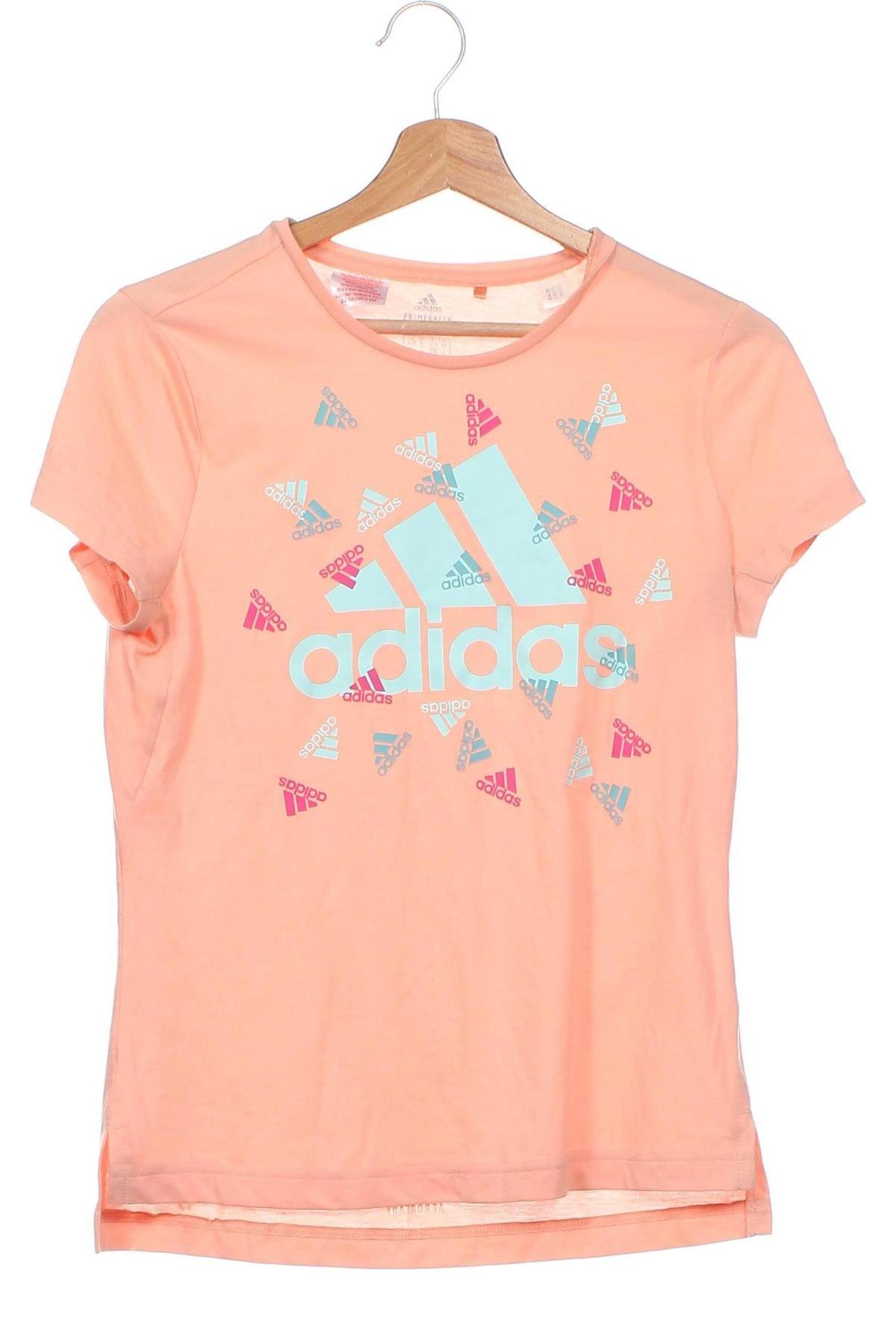 Kinder T-Shirt Adidas, Größe 14-15y/ 168-170 cm, Farbe Orange, Preis 15,85 €