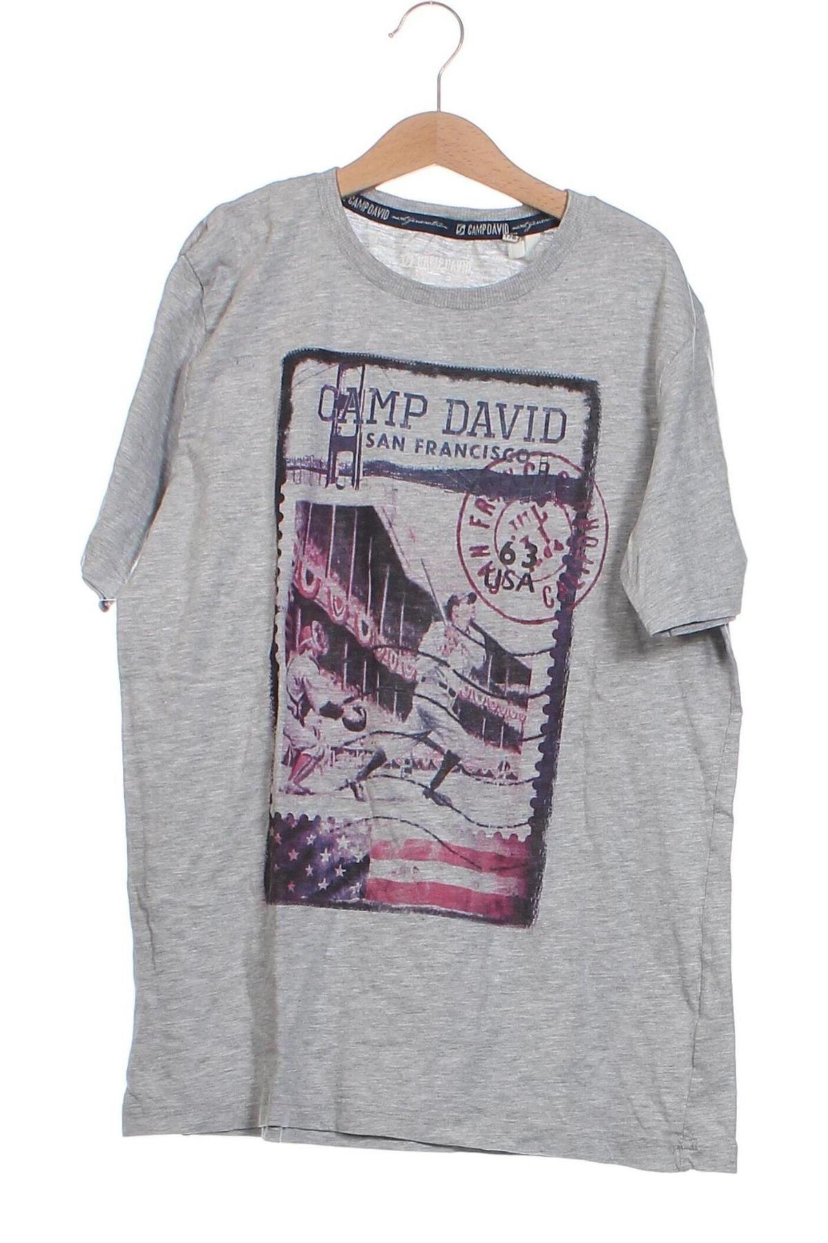 Tricou pentru copii Camp David, Mărime 15-18y/ 170-176 cm, Culoare Gri, Preț 32,92 Lei