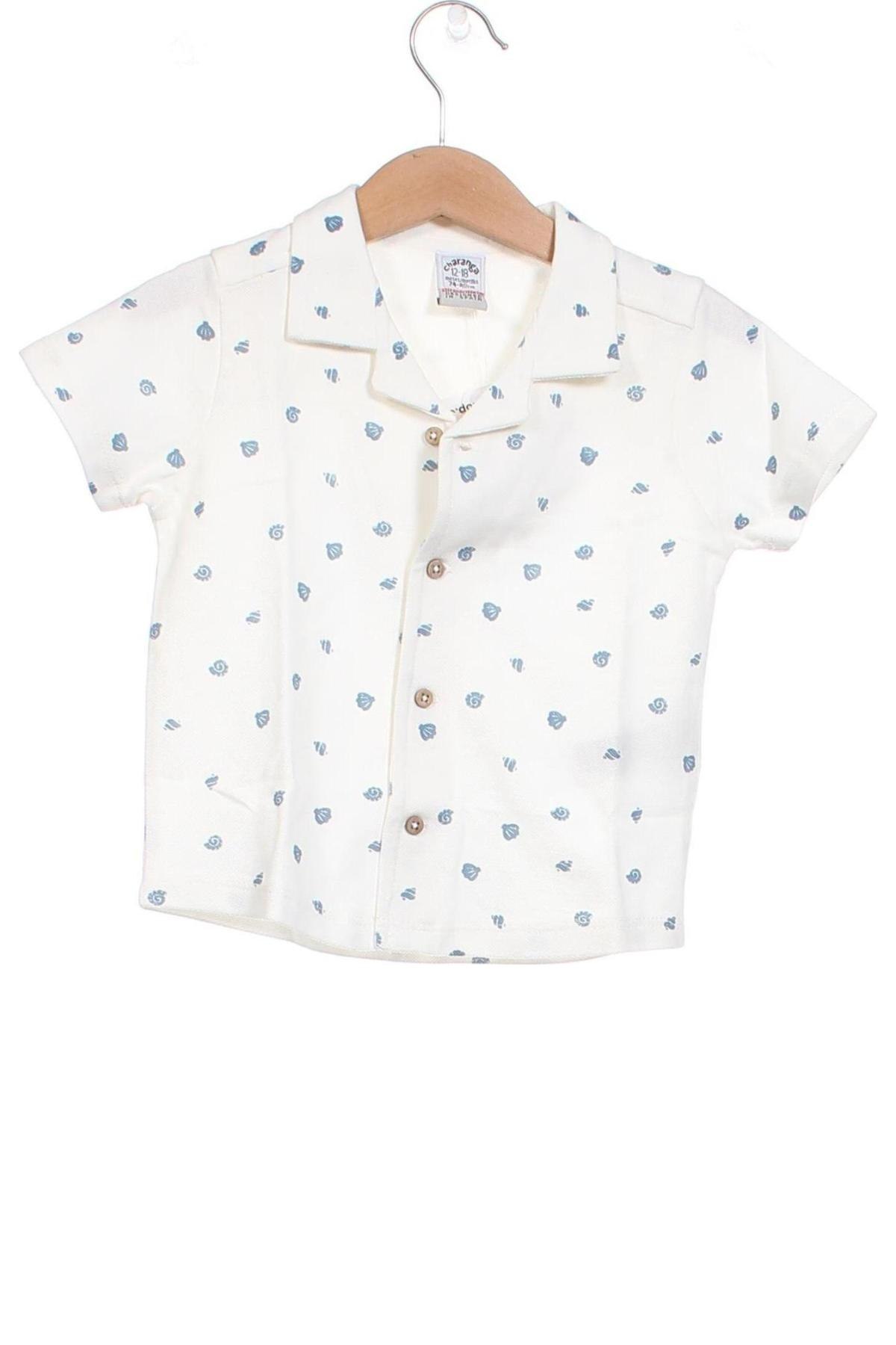 Kinder T-Shirt Charanga, Größe 9-12m/ 74-80 cm, Farbe Weiß, Preis € 4,13