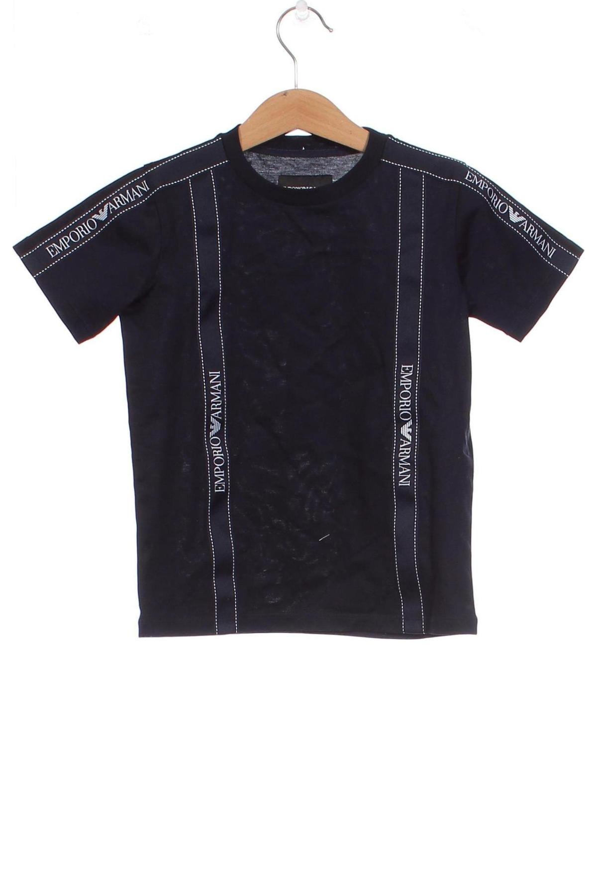 Dziecięcy T-shirt Emporio Armani, Rozmiar 3-4y/ 104-110 cm, Kolor Niebieski, Cena 269,21 zł