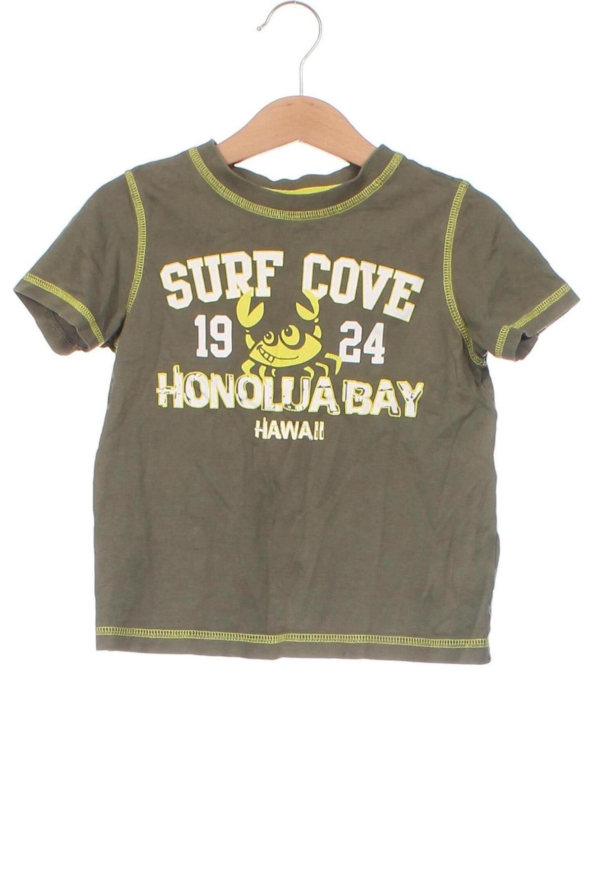 Детска тениска F&F, Размер 2-3y/ 98-104 см, Цвят Зелен, Цена 6,01 лв.