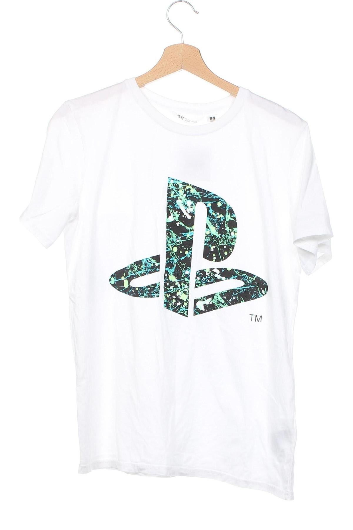 Παιδικό μπλουζάκι H&M, Μέγεθος 12-13y/ 158-164 εκ., Χρώμα Λευκό, Τιμή 6,19 €