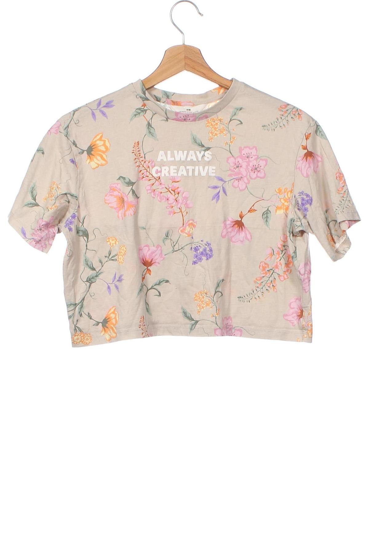 Dětské tričko  H&M, Velikost 12-13y/ 158-164 cm, Barva Béžová, Cena  111,00 Kč