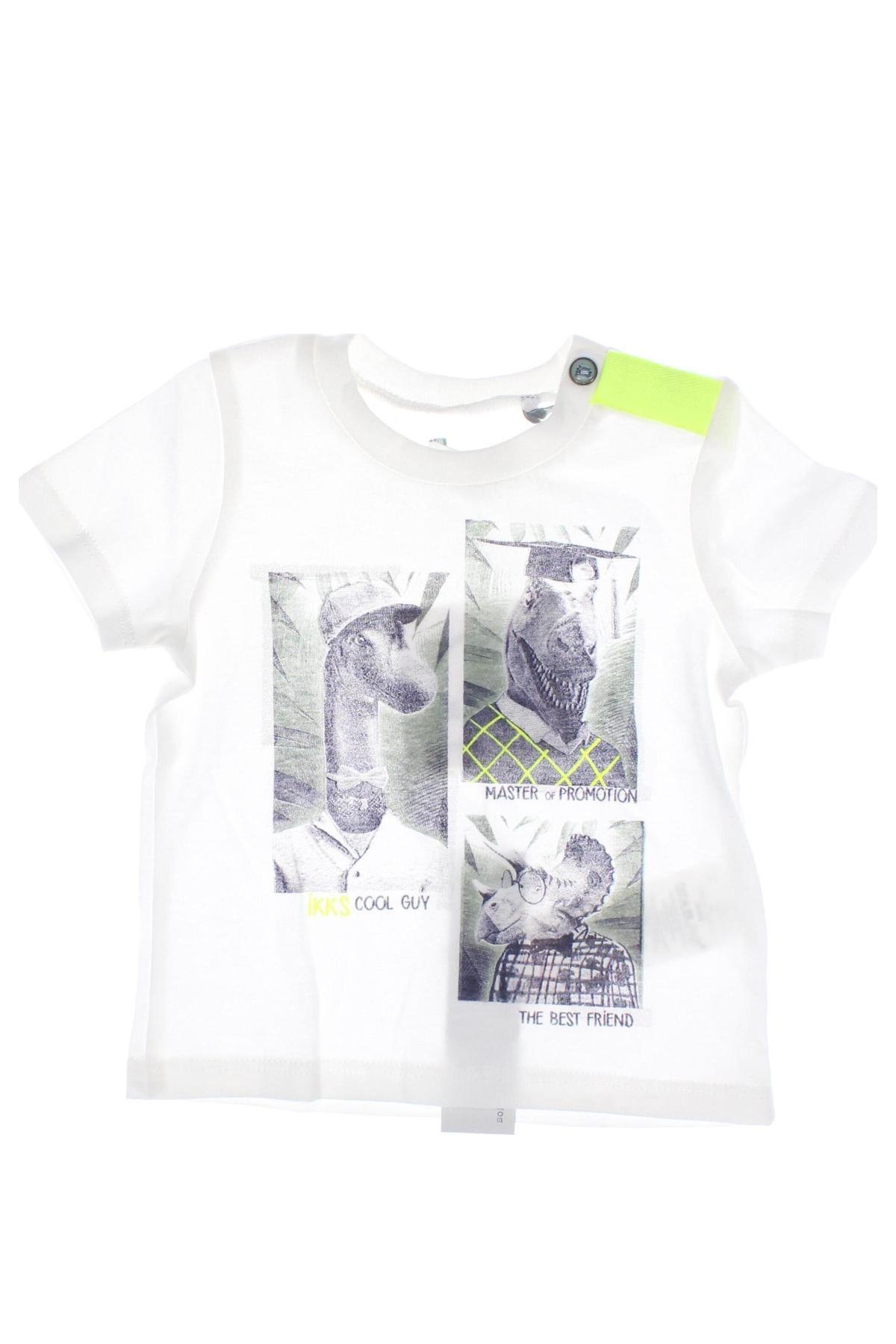 Dětské tričko  IKKS, Velikost 1-2m/ 50-56 cm, Barva Bílá, Cena  464,00 Kč