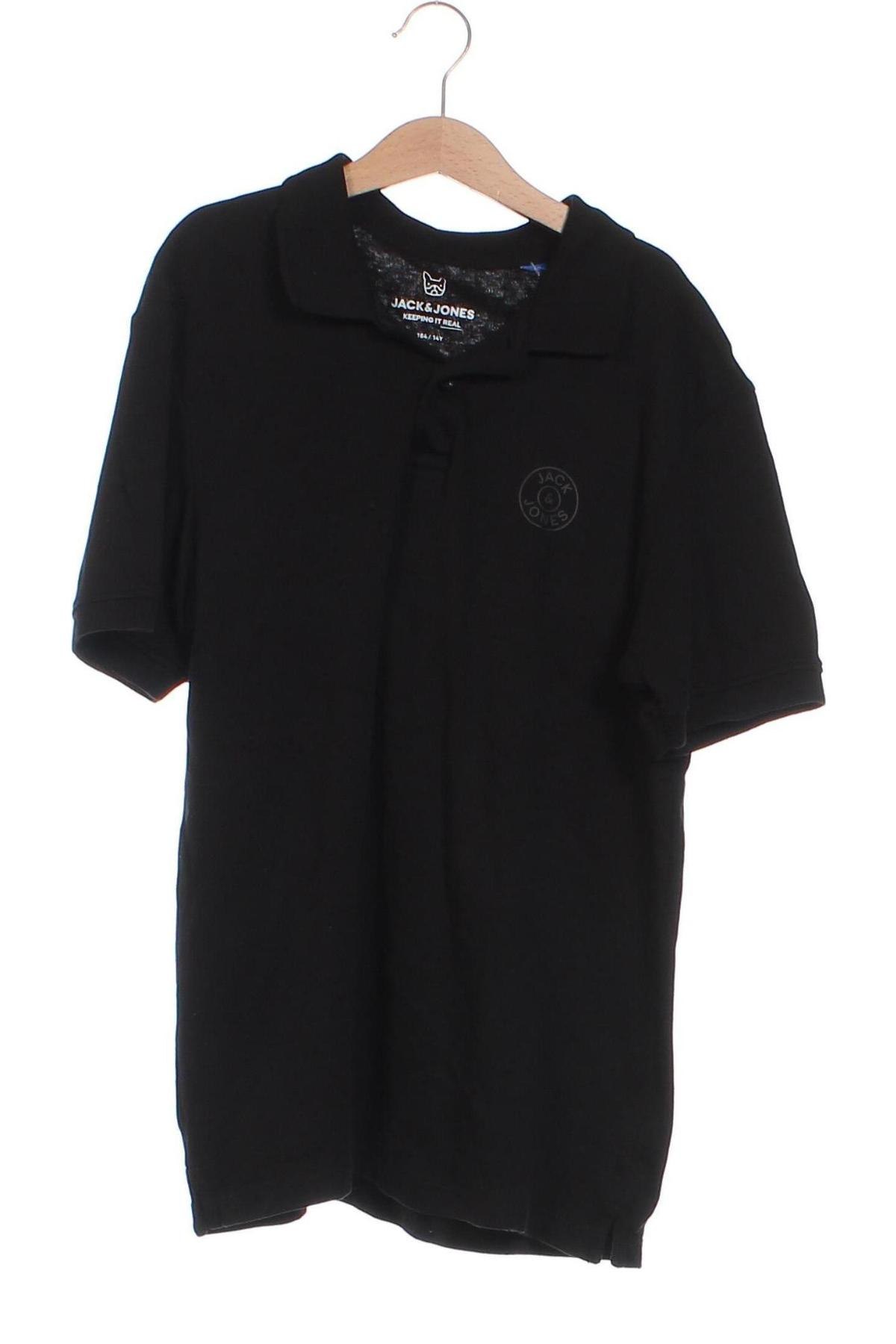 Kinder T-Shirt Jack & Jones, Größe 13-14y/ 164-168 cm, Farbe Schwarz, Preis € 4,80