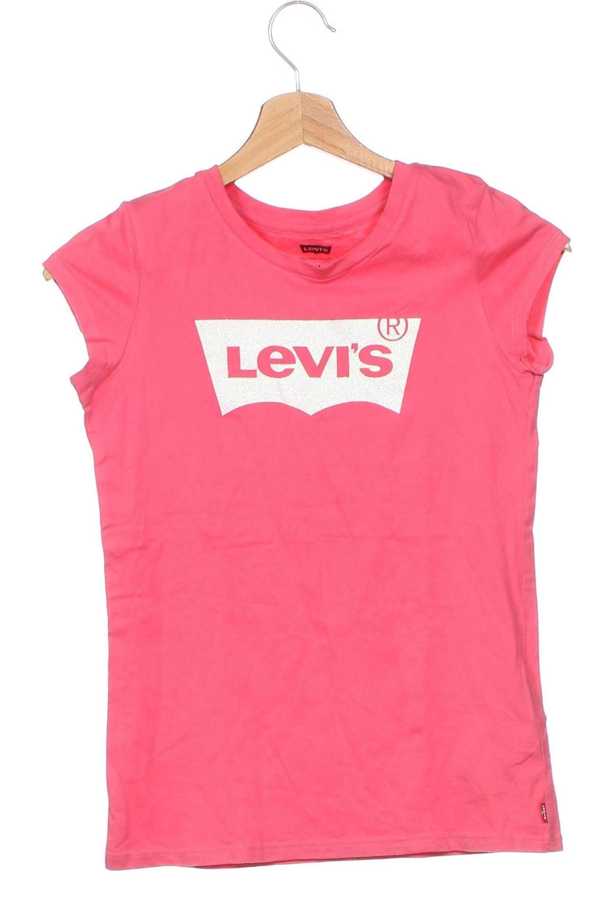 Παιδικό μπλουζάκι Levi's, Μέγεθος 13-14y/ 164-168 εκ., Χρώμα Ρόζ , Τιμή 6,74 €