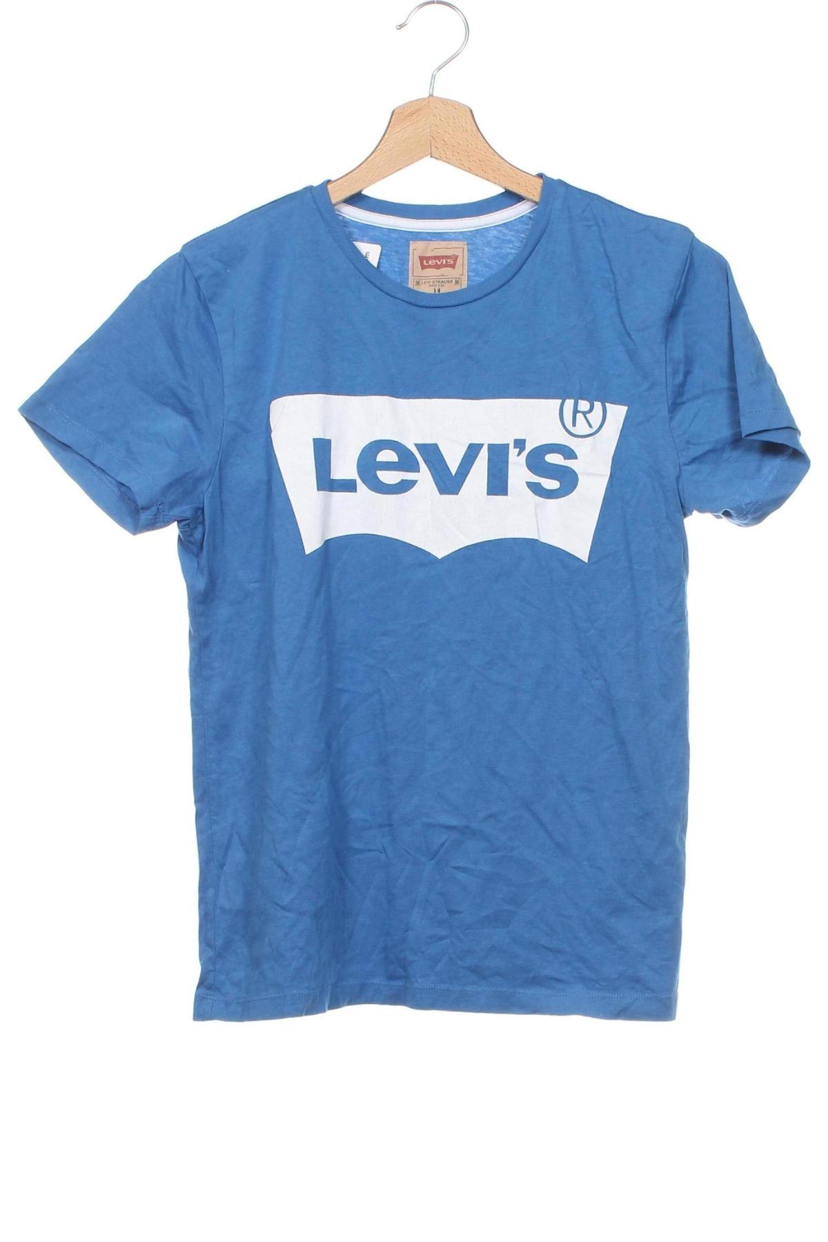 Tricou pentru copii Levi's, Mărime 13-14y/ 164-168 cm, Culoare Albastru, Preț 72,37 Lei